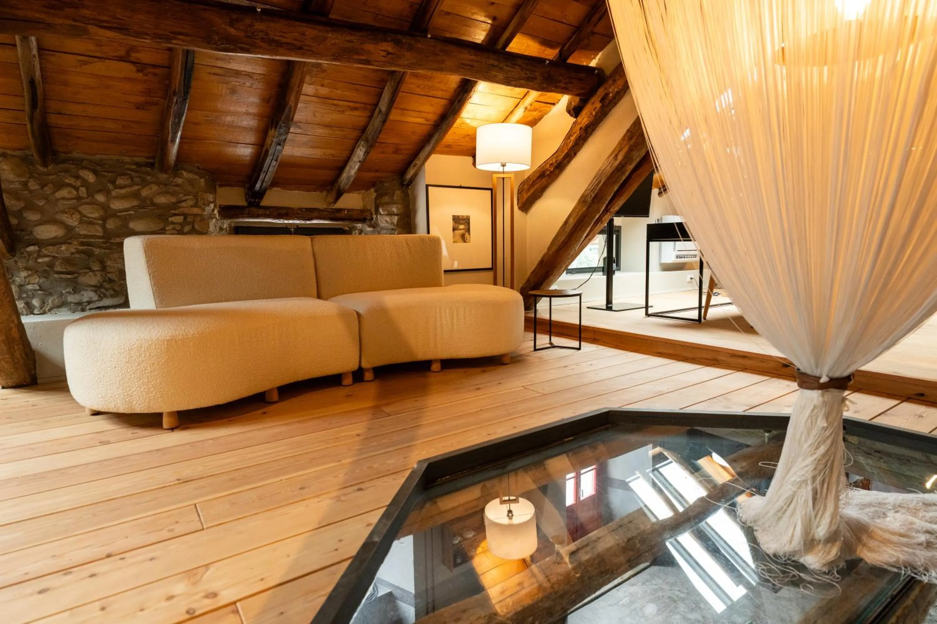 Living room in La Casa del Mulino