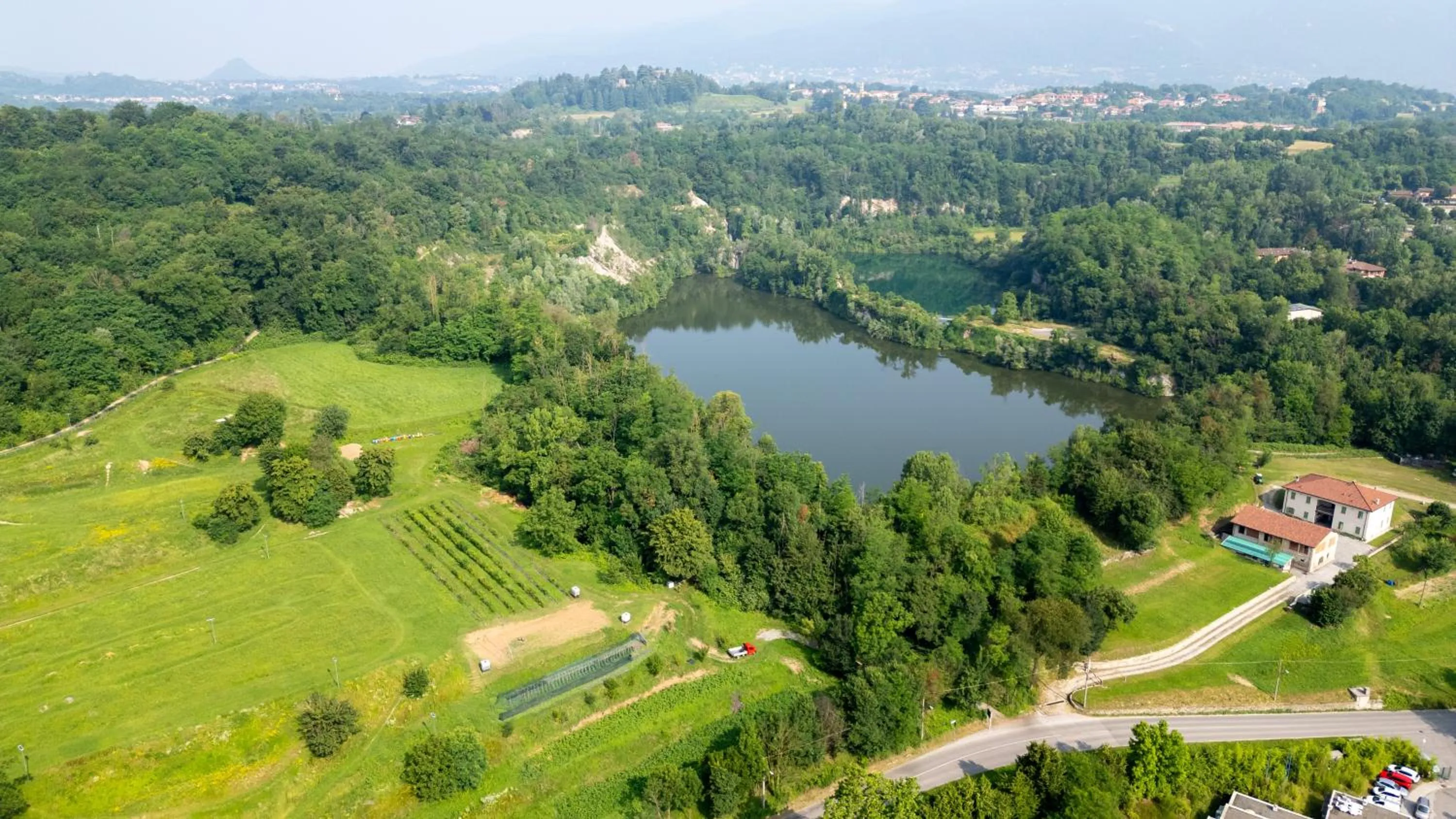 Natural landscape in La Casa del Mulino