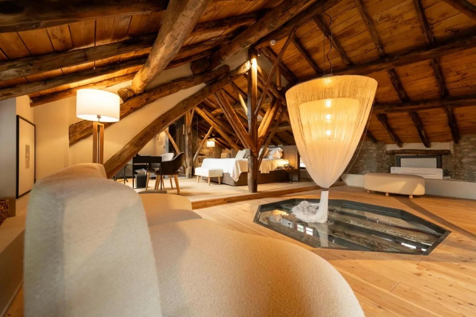 Living room in La Casa del Mulino