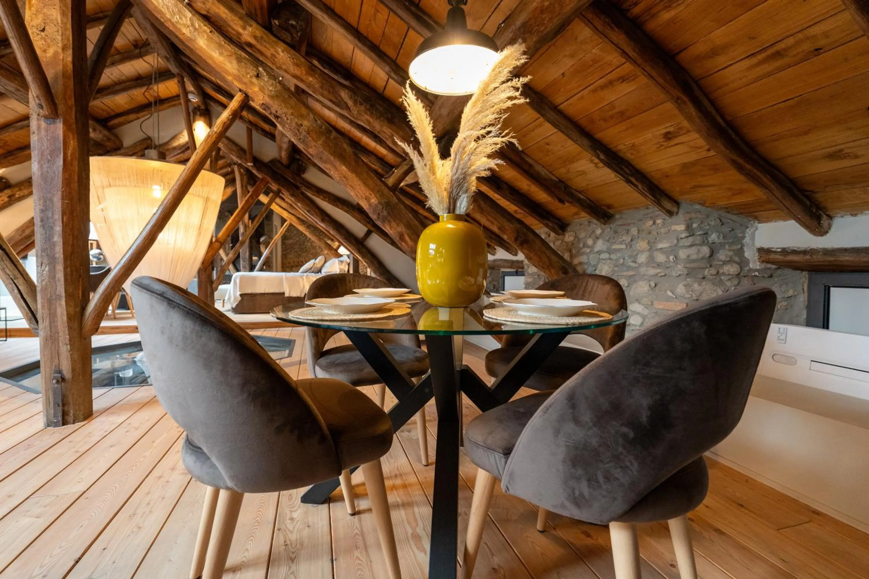 Dining area in La Casa del Mulino