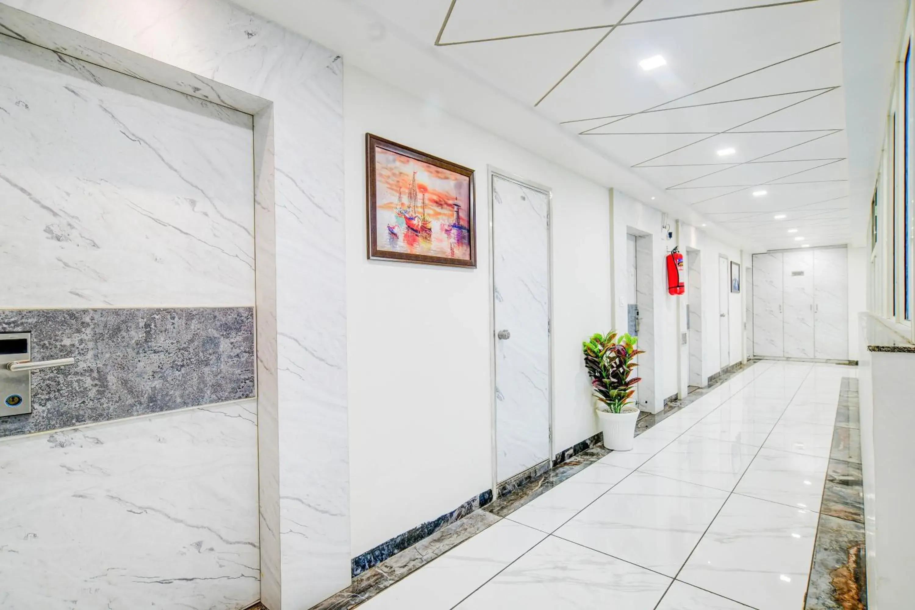 Lobby or reception in Townhouse Oak PTC Indore Junction Lobby or reception in Townhouse Oak PTC Indore Junction