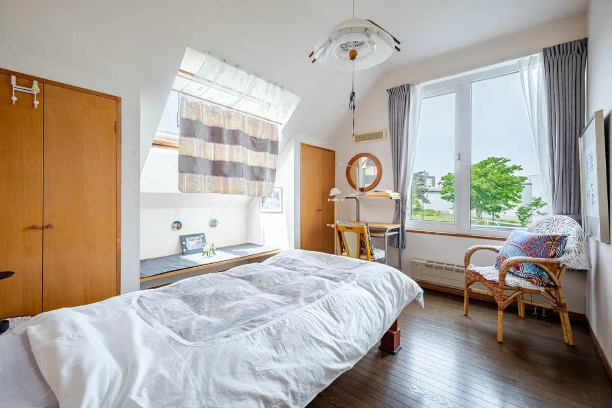 Bedroom, Bed in Sapporoの実家 B&B Yoshida