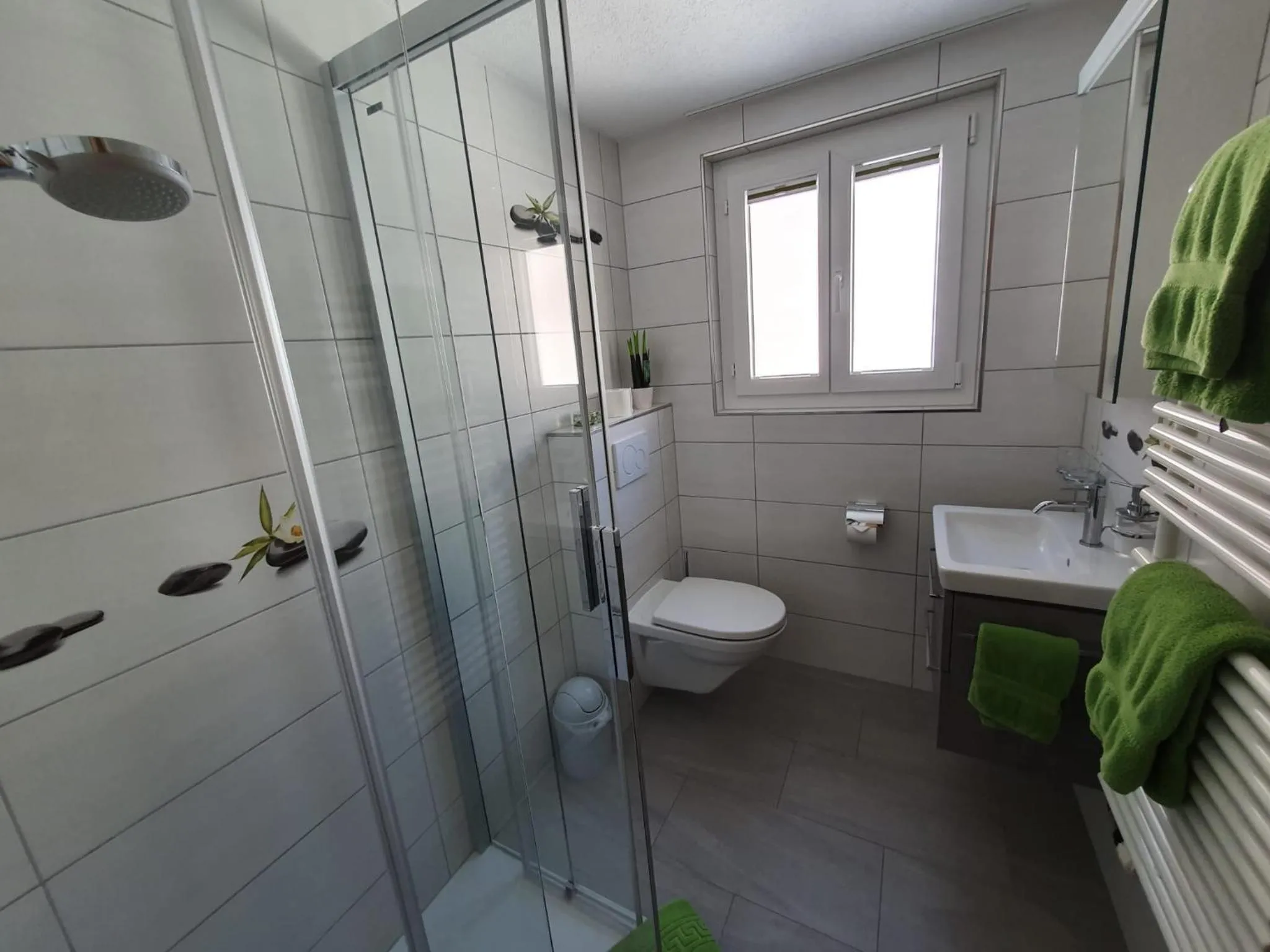 Shower in Apartmenthaus Holiday