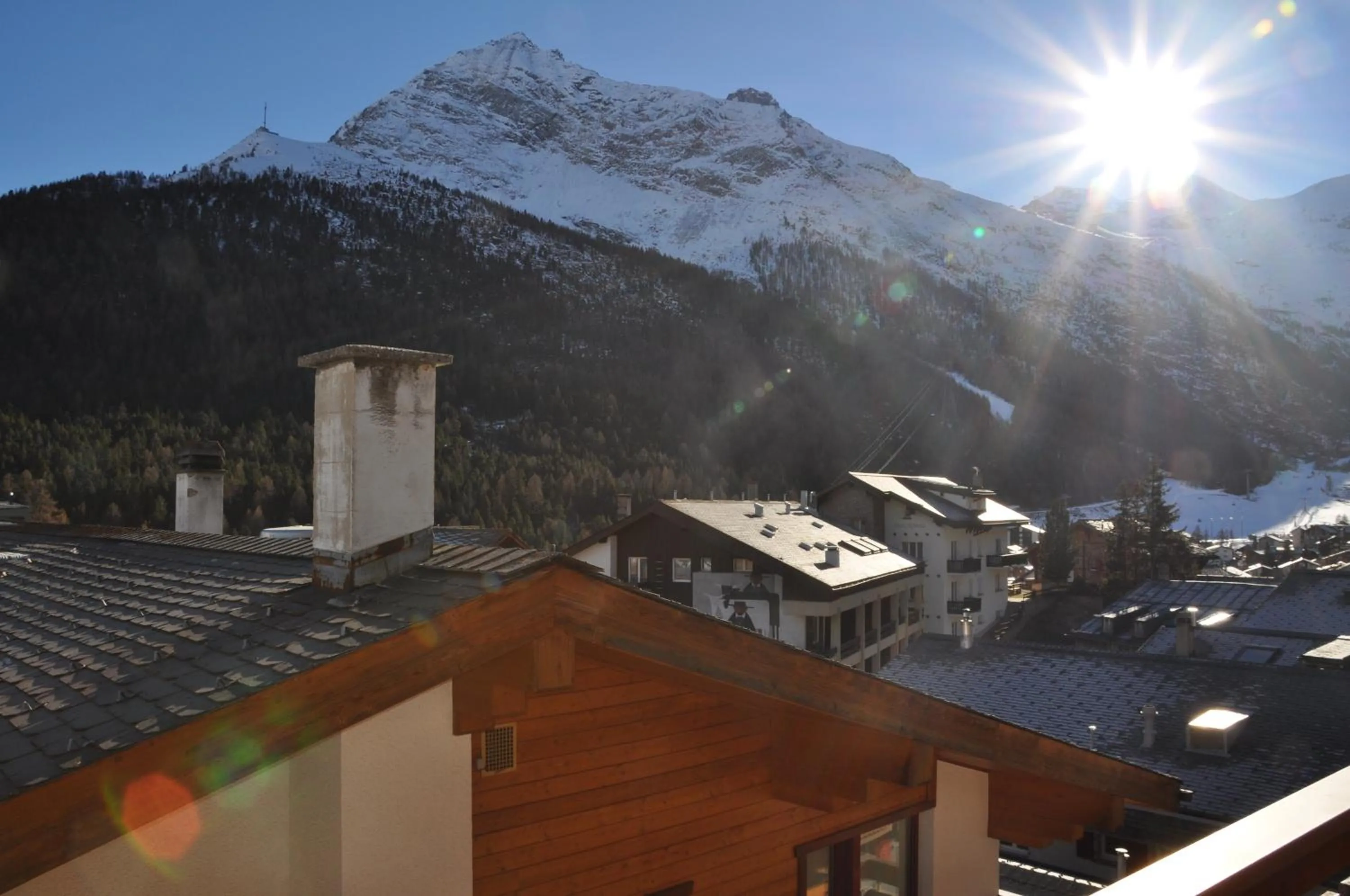 Mountain view in Apartmenthaus Holiday