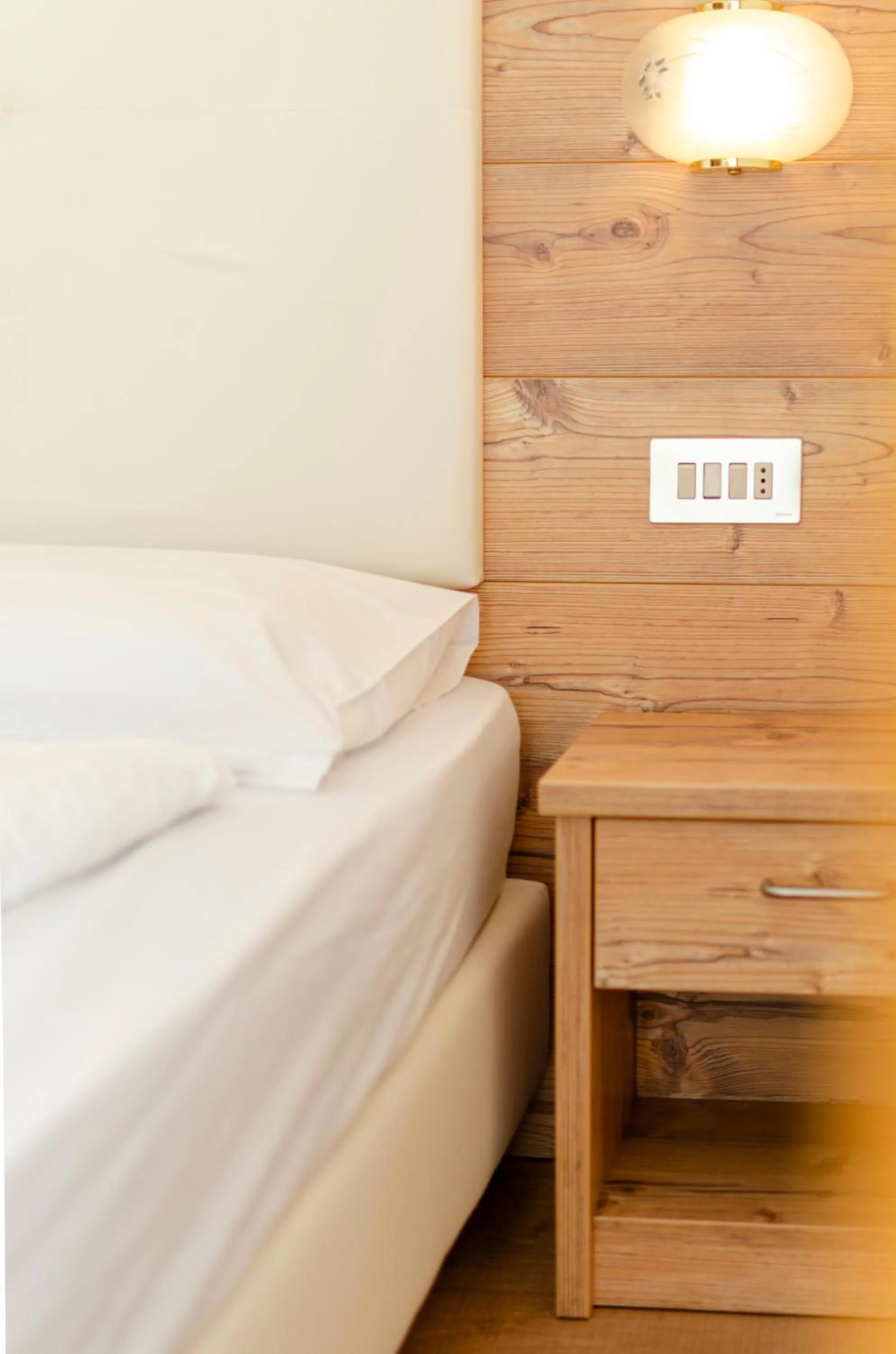 Bed in Hotel Cristallo