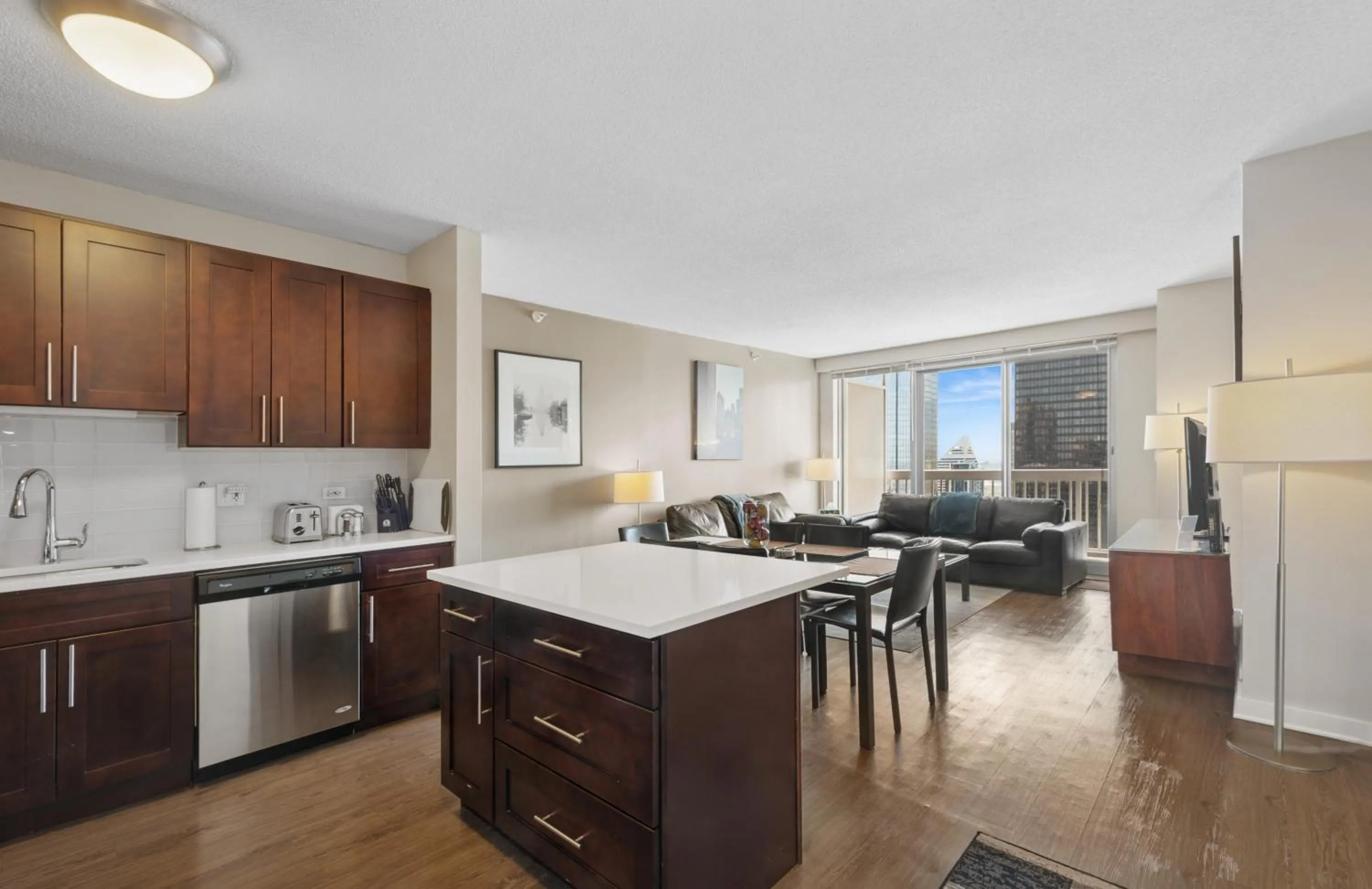 kitchen in The Penthouse at Grand Plaza