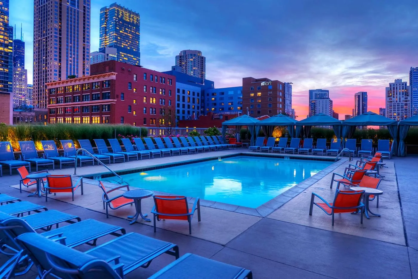 Swimming pool in The Penthouse at Grand Plaza