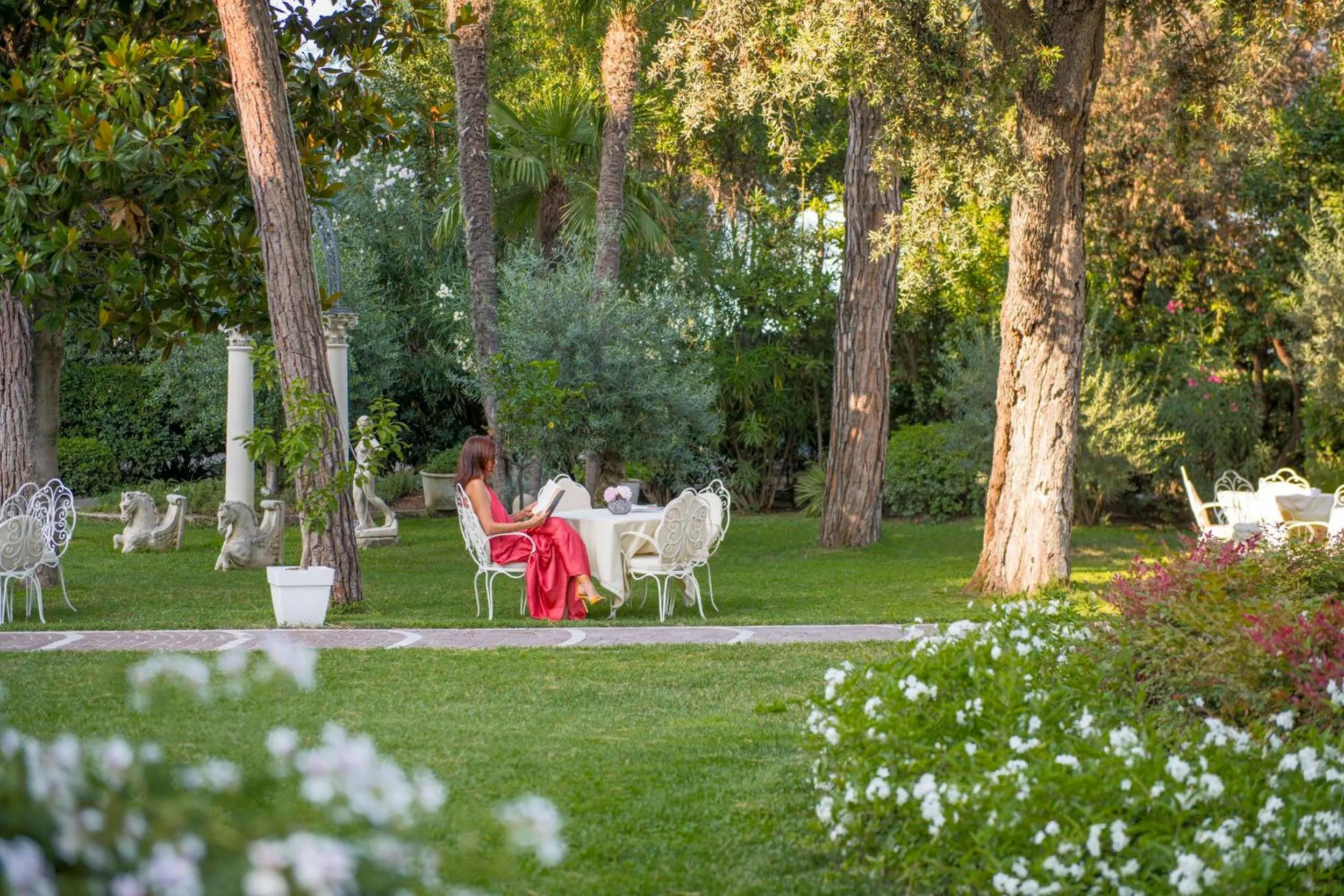 Garden in Grand Hotel Rimini