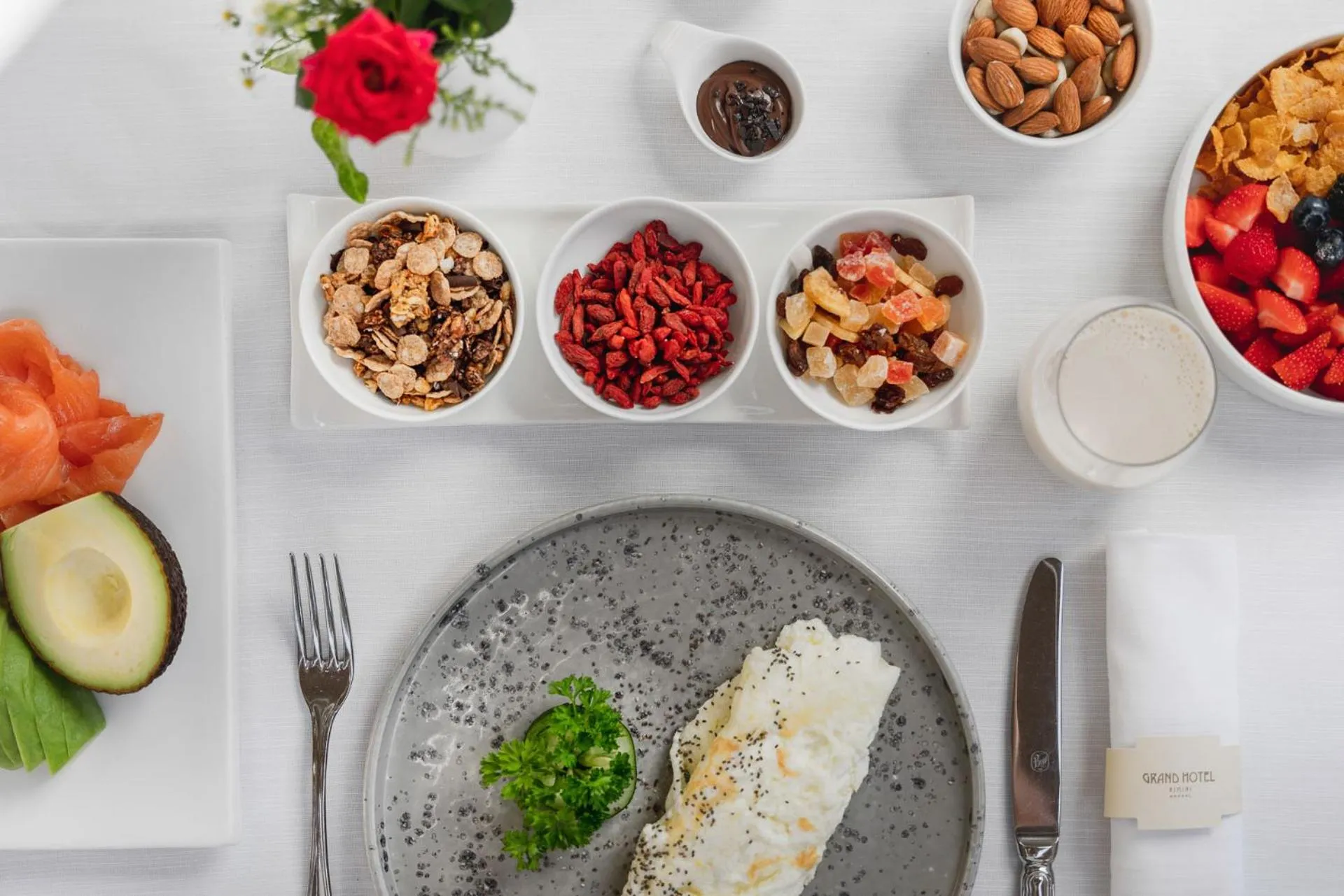 Breakfast in Grand Hotel Rimini