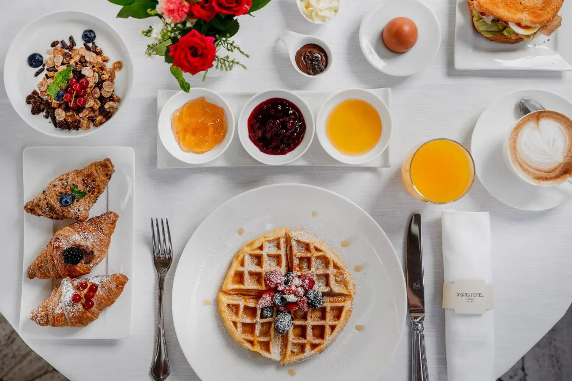 Breakfast in Grand Hotel Rimini Breakfast in Grand Hotel Rimini