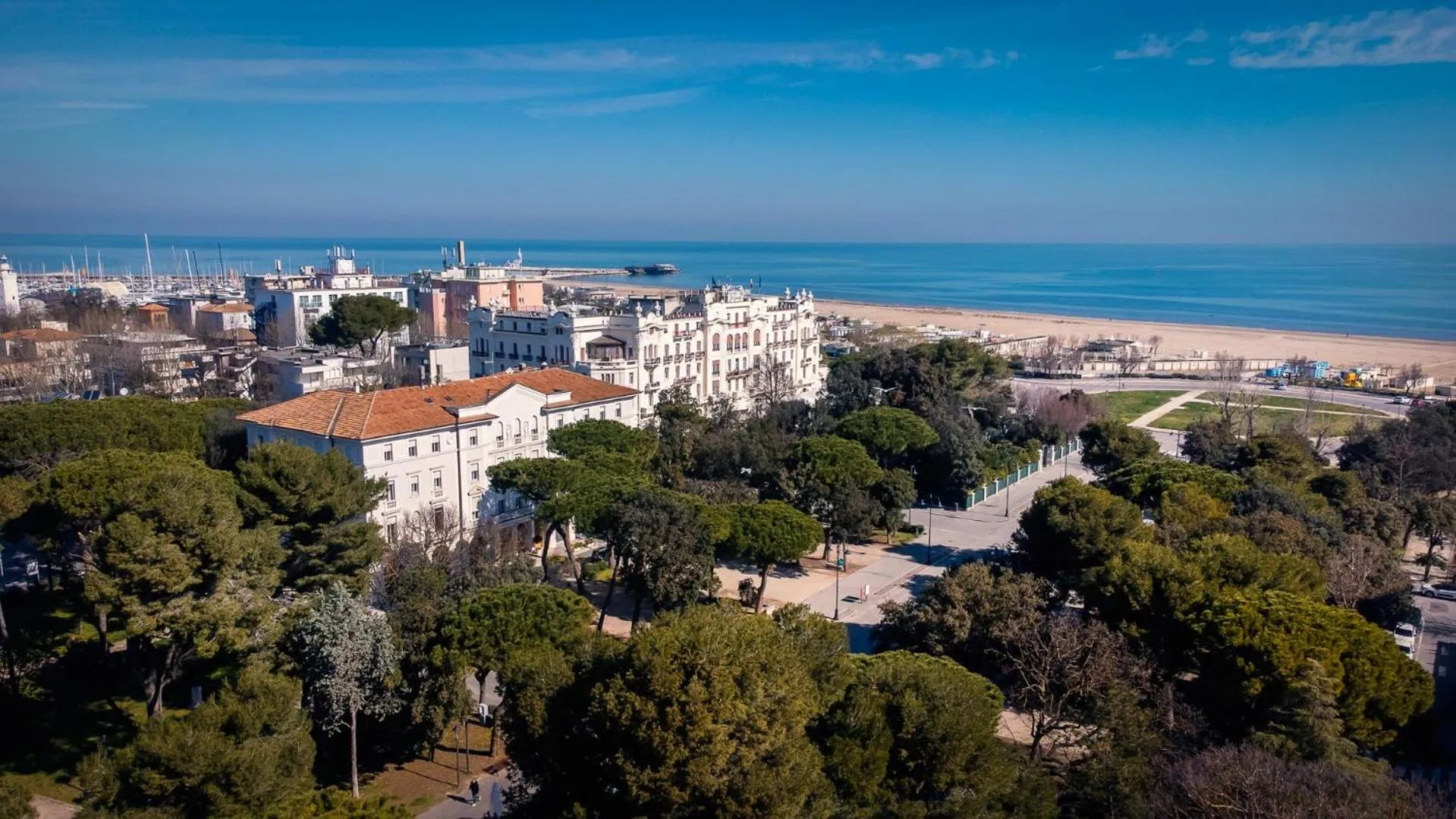 Bird's eye view in Grand Hotel Rimini