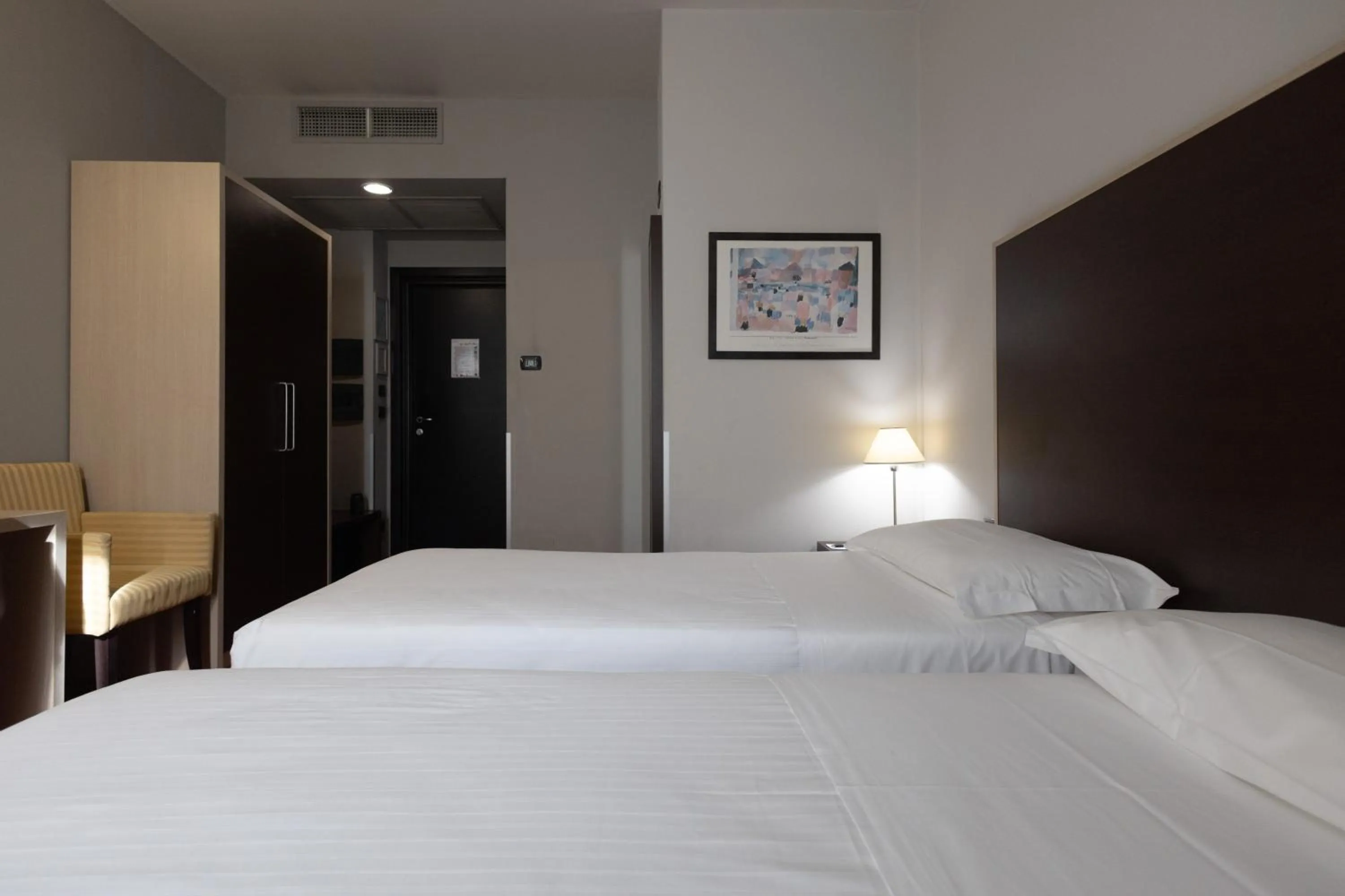 Bed in Art Hotel Olympic