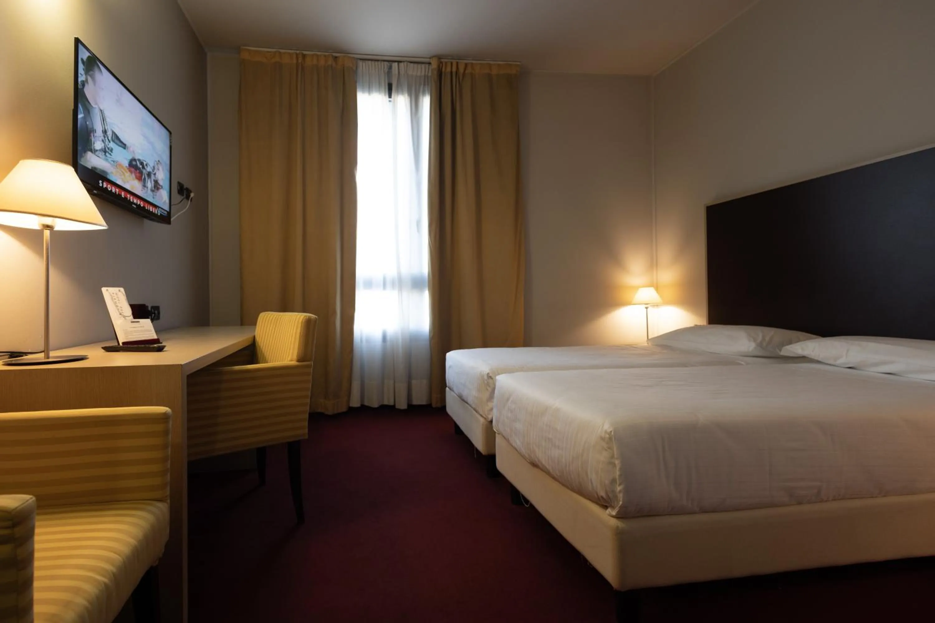 Bed in Art Hotel Olympic