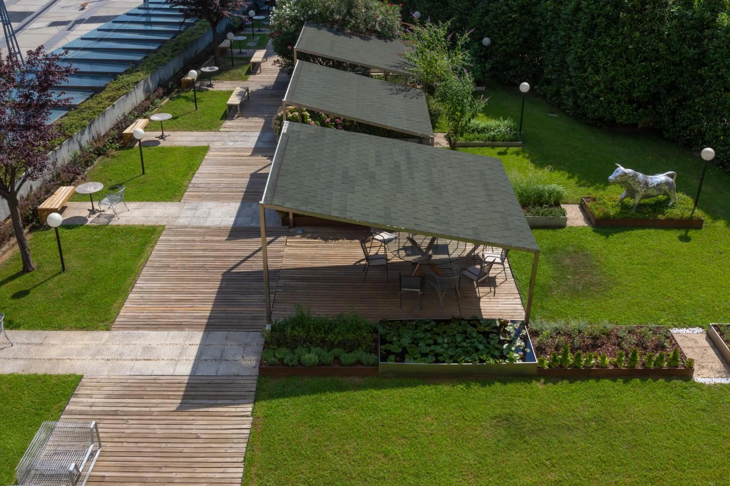 Garden in Art Hotel Olympic