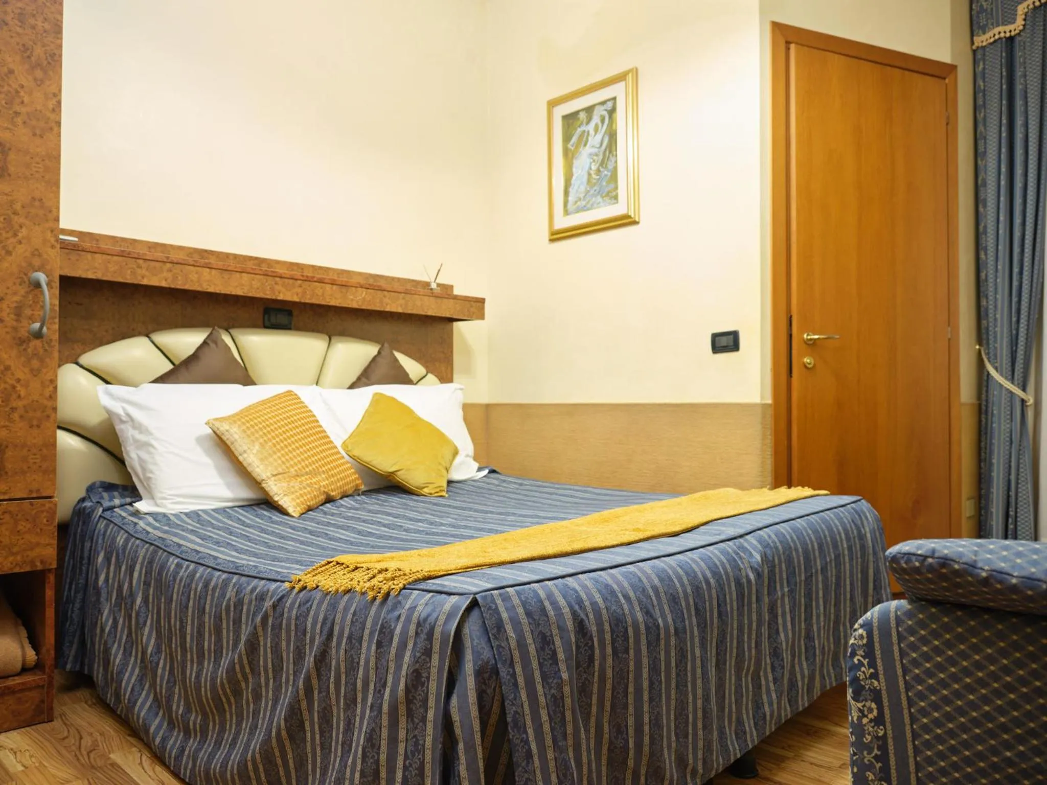 Bed in Atlantide Hotel