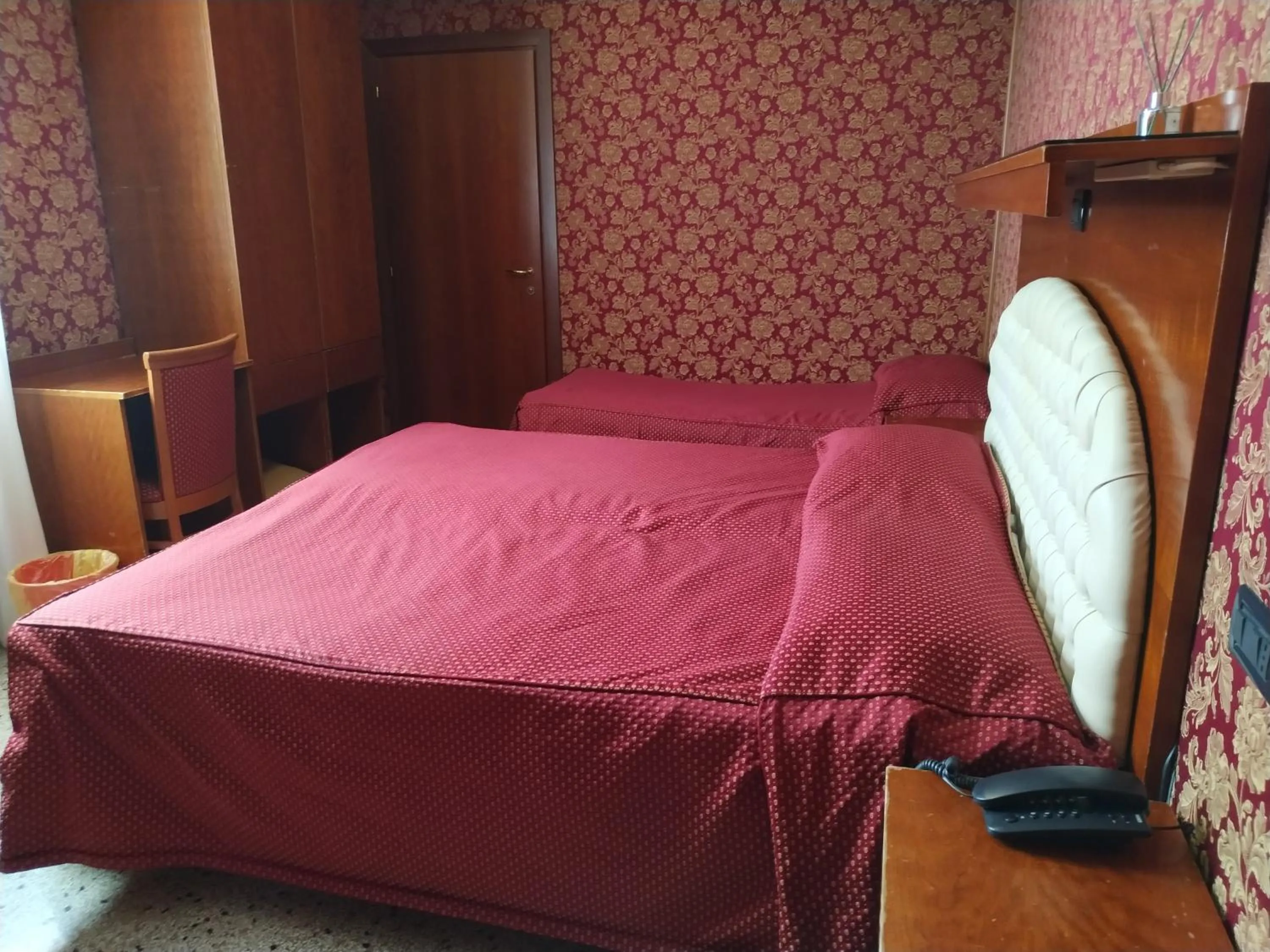 Bed in Atlantide Hotel