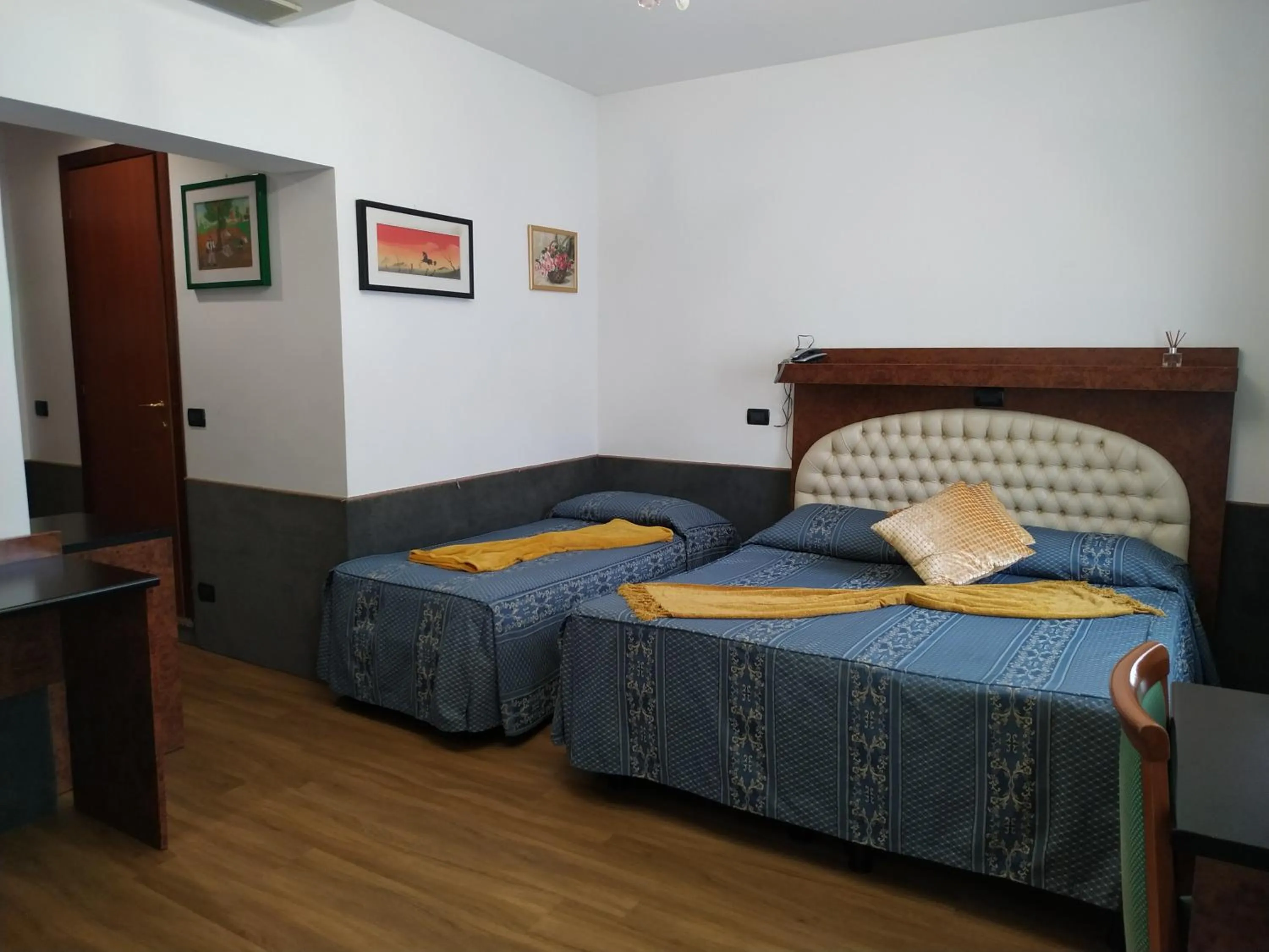 Bed in Atlantide Hotel