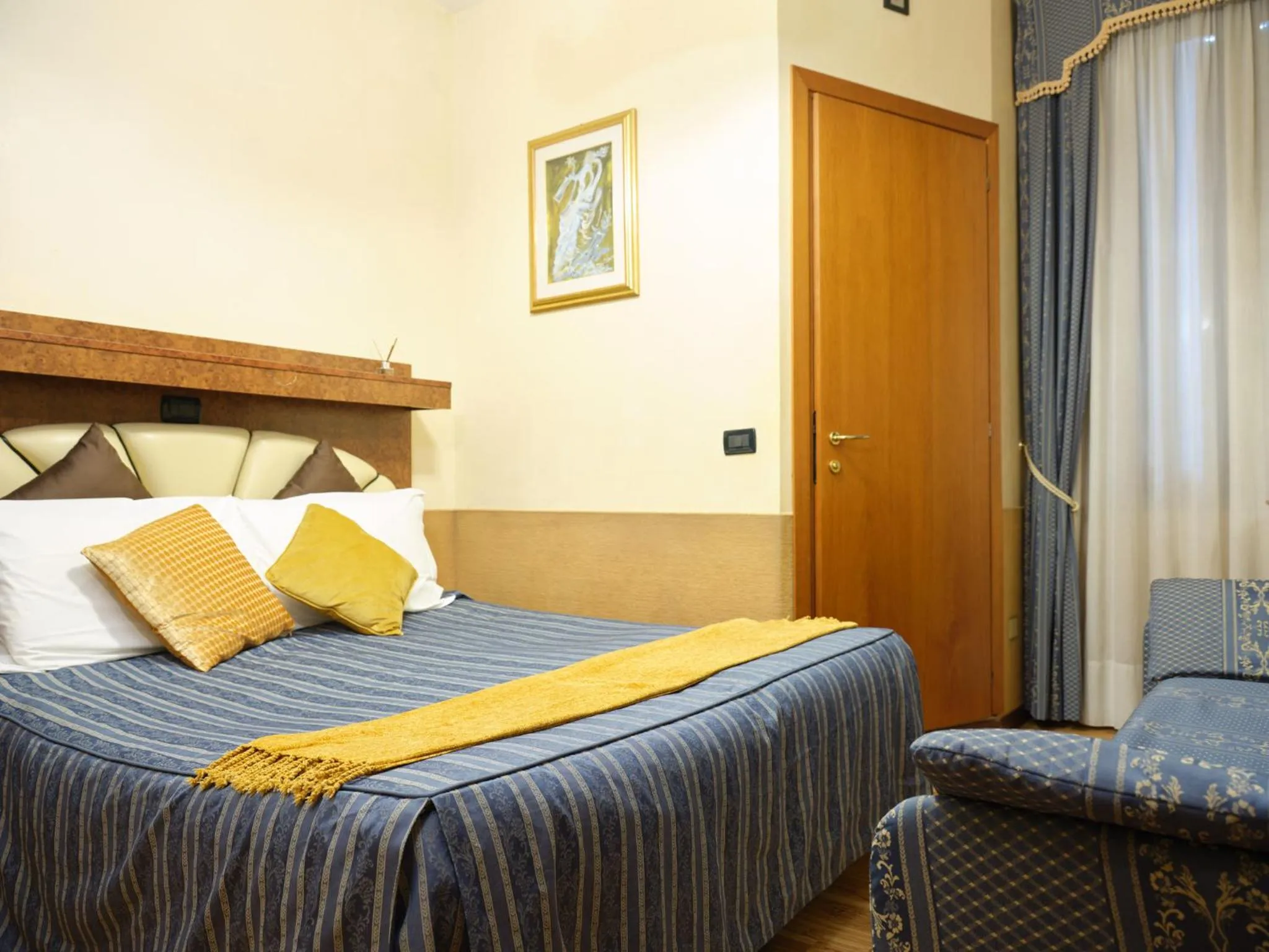 Bed in Atlantide Hotel