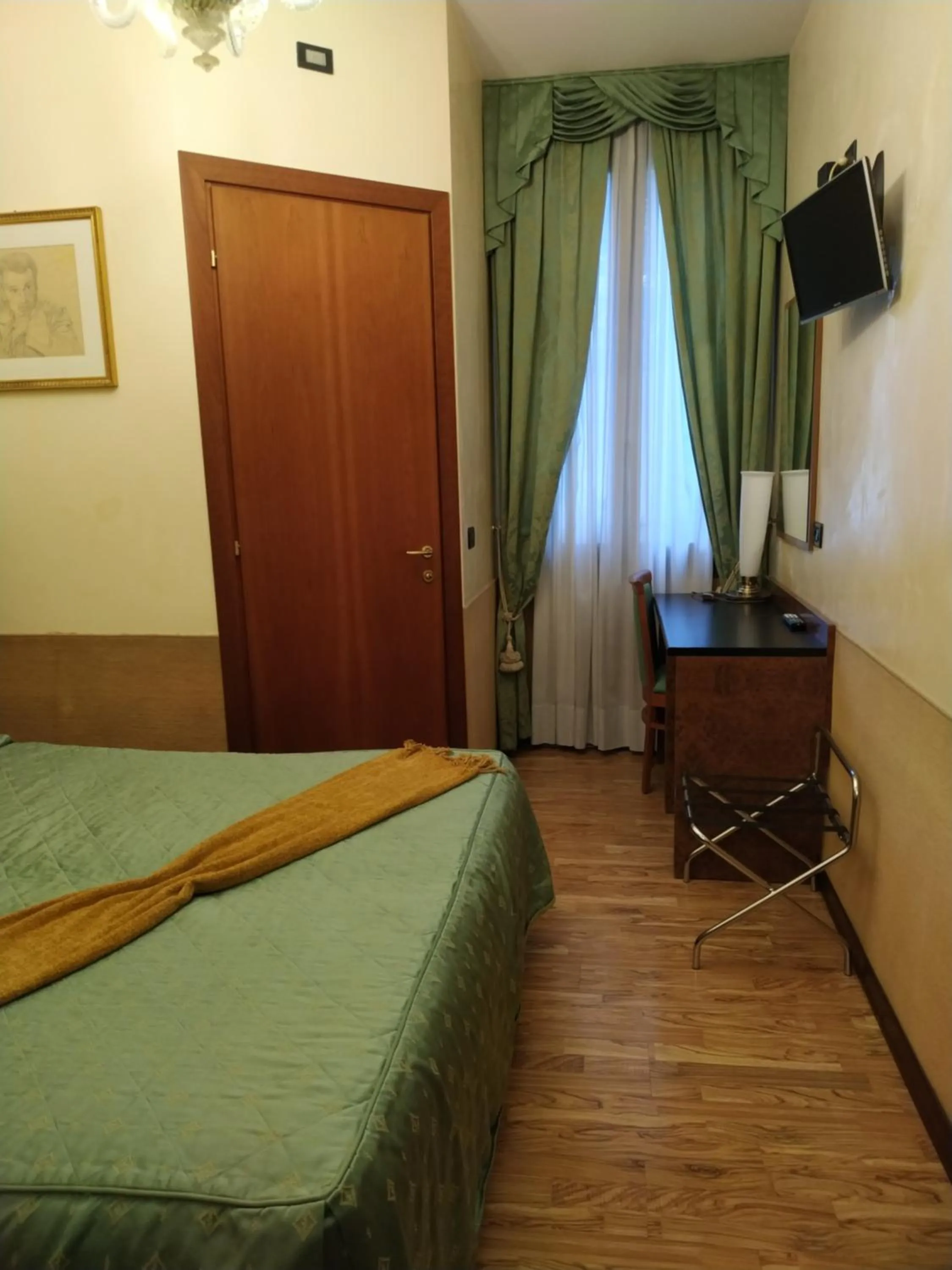 Bed in Atlantide Hotel