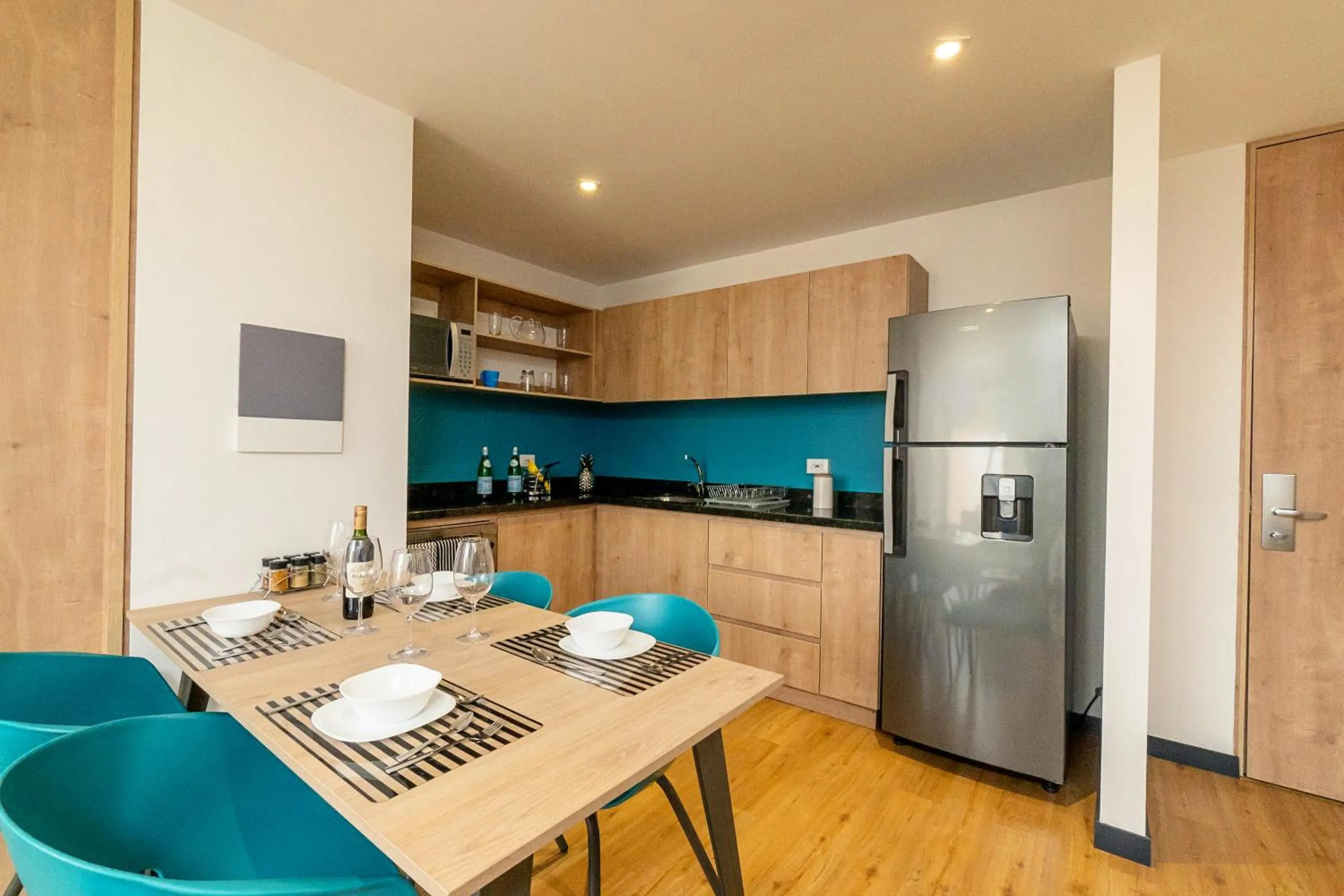 Kitchen or kitchenette in CentralX 21 Bogotá