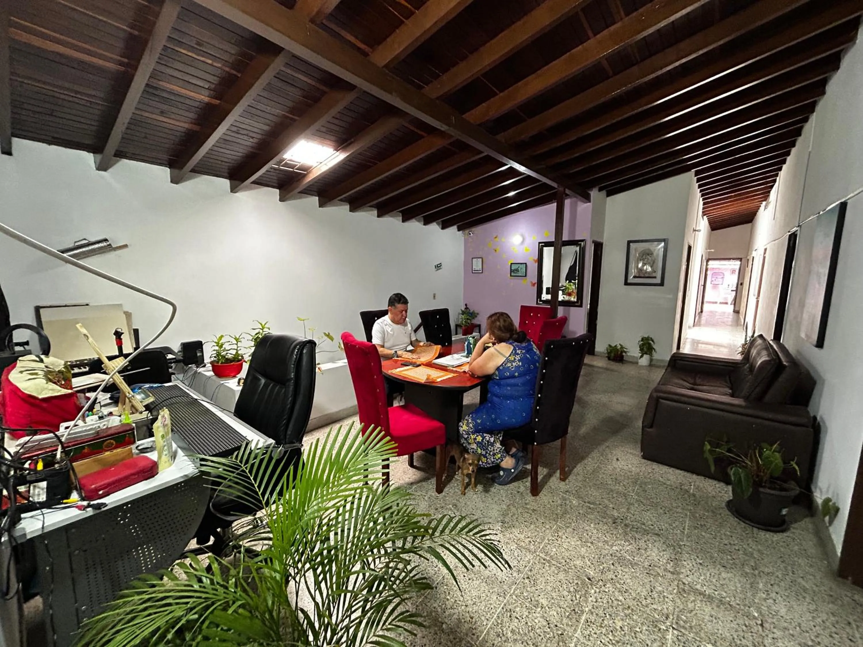 Living room in Hostel Urban City Medellin