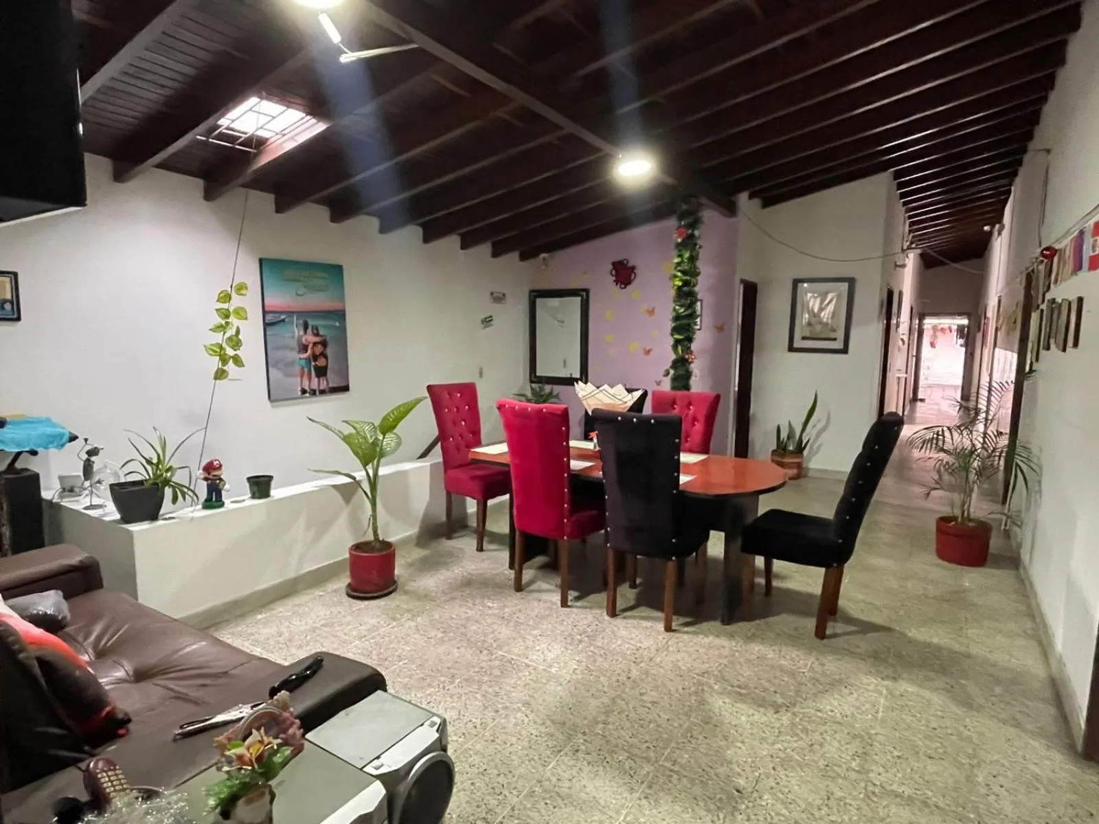 Seating area in Hostel Urban City Medellin