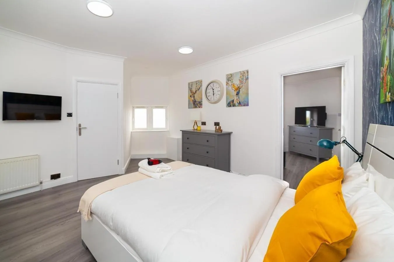 Bedroom, Bed in Diana Hotel Near Wembley Self Serviced Apartments