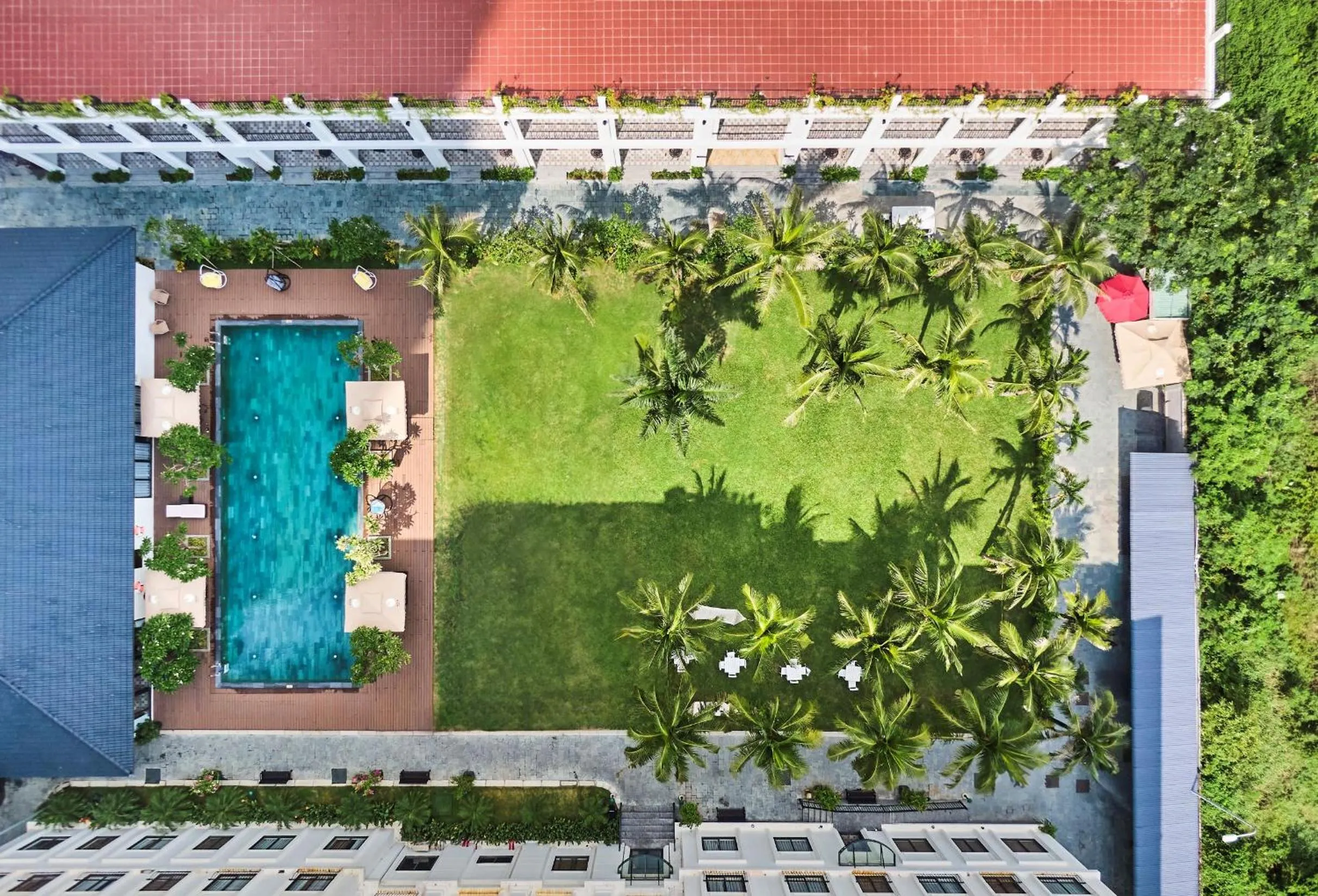 Inner courtyard view in Nesta Hotel Da Nang