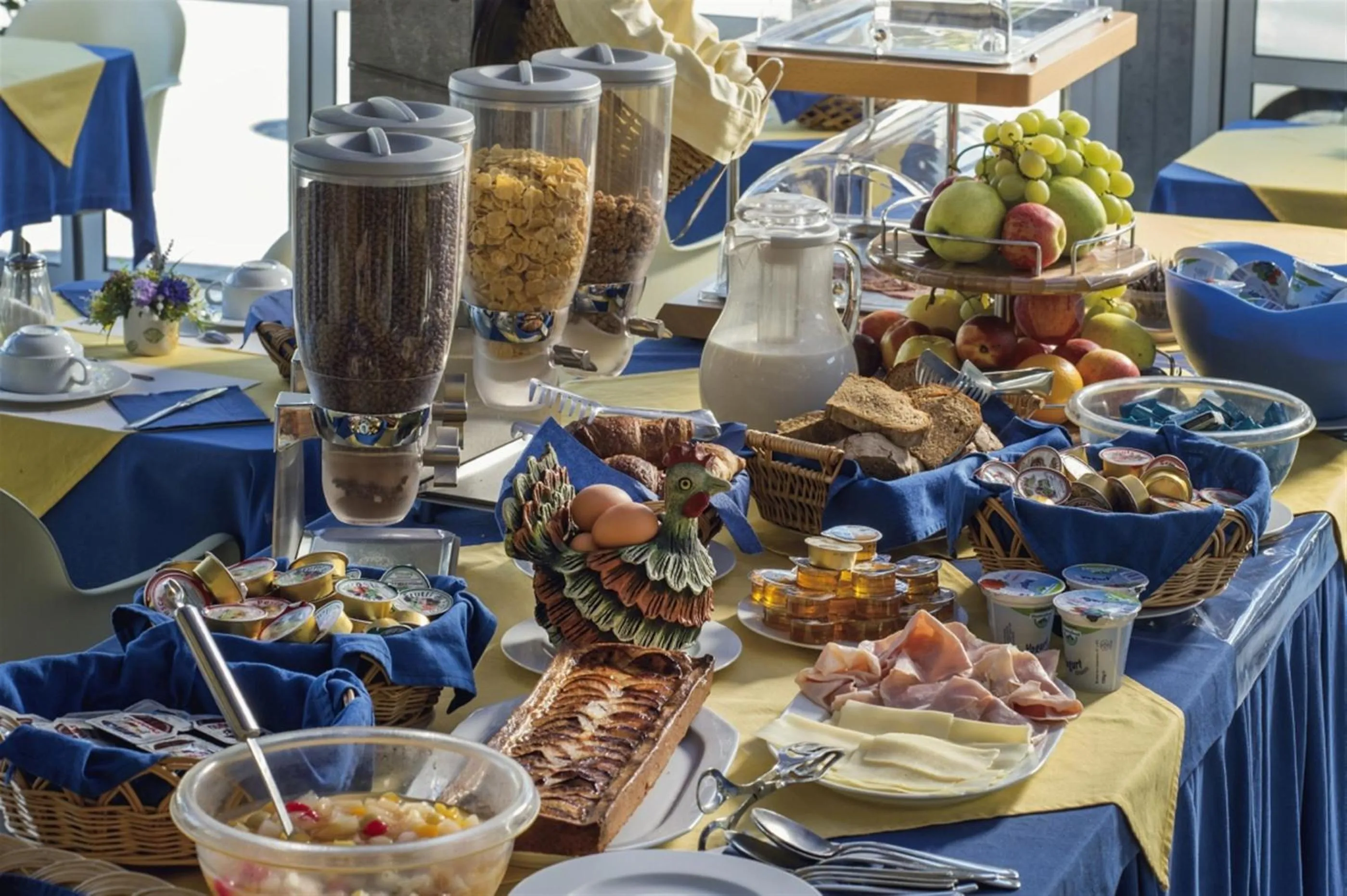 Buffet breakfast in Hotel Minerva