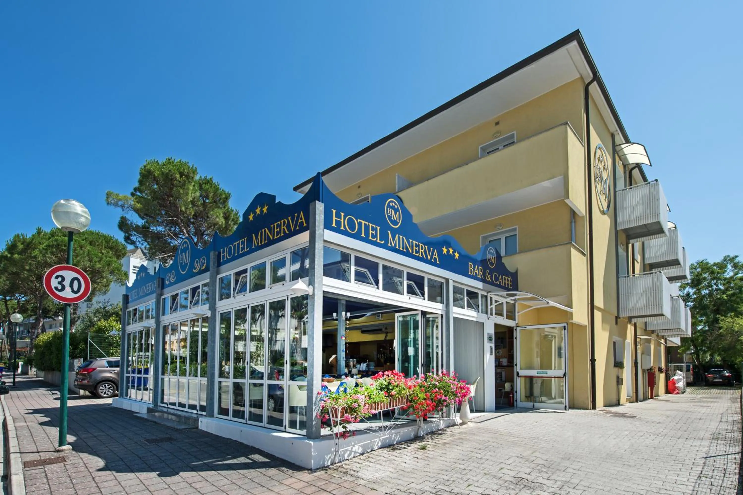 Property building in Hotel Minerva