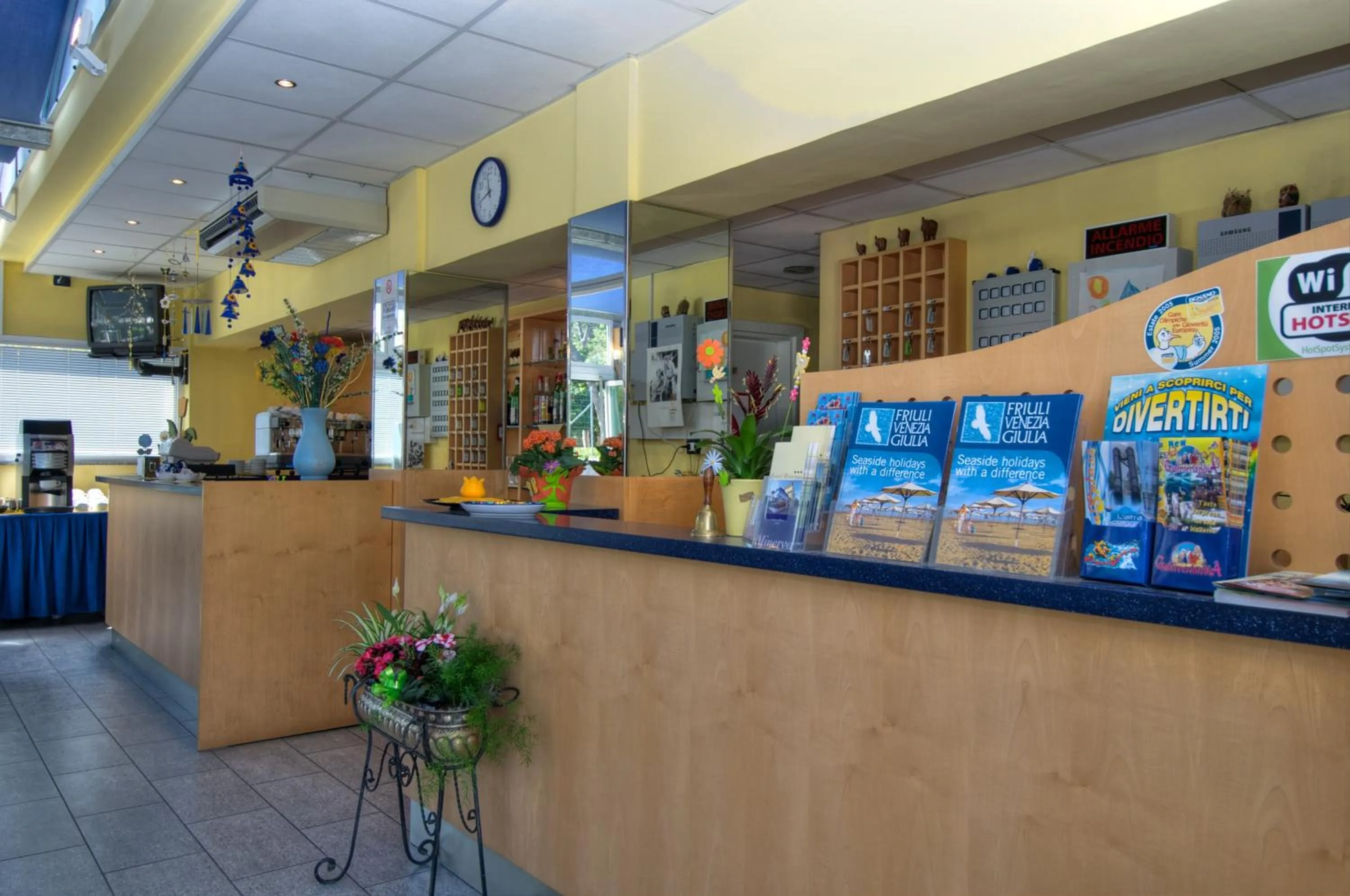 Lobby or reception in Hotel Minerva