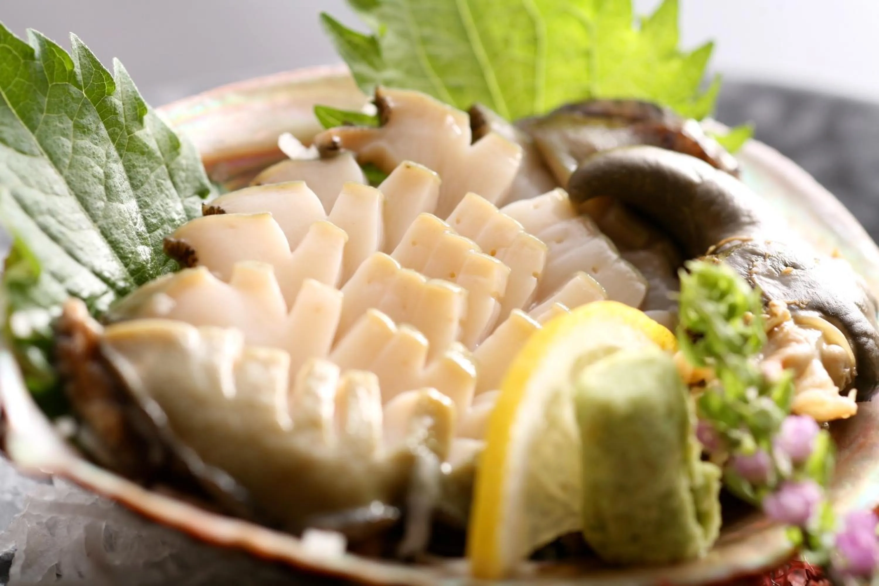 Food close-up in Tabinoyado Ushionoakari Geiboso