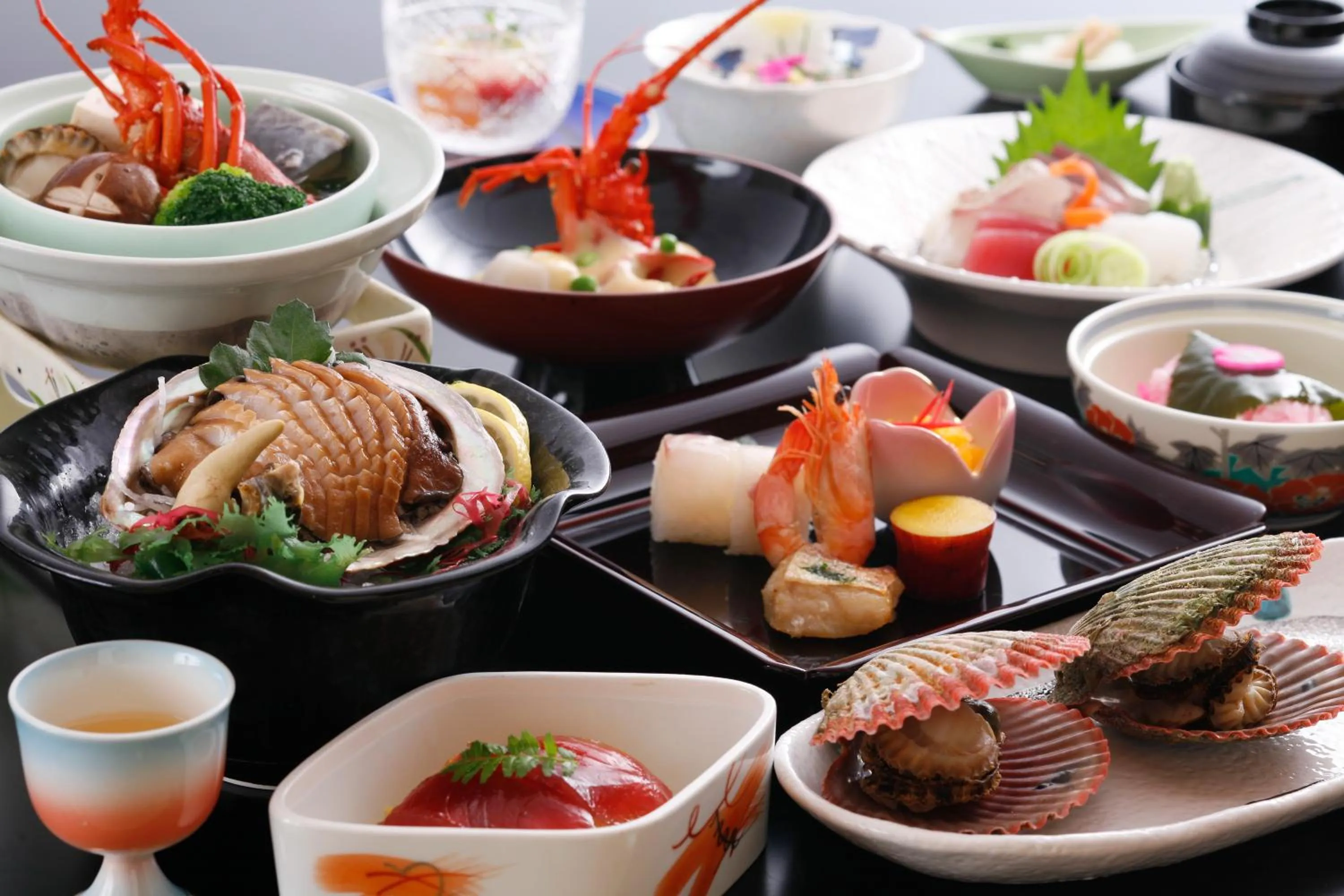 Food close-up in Tabinoyado Ushionoakari Geiboso