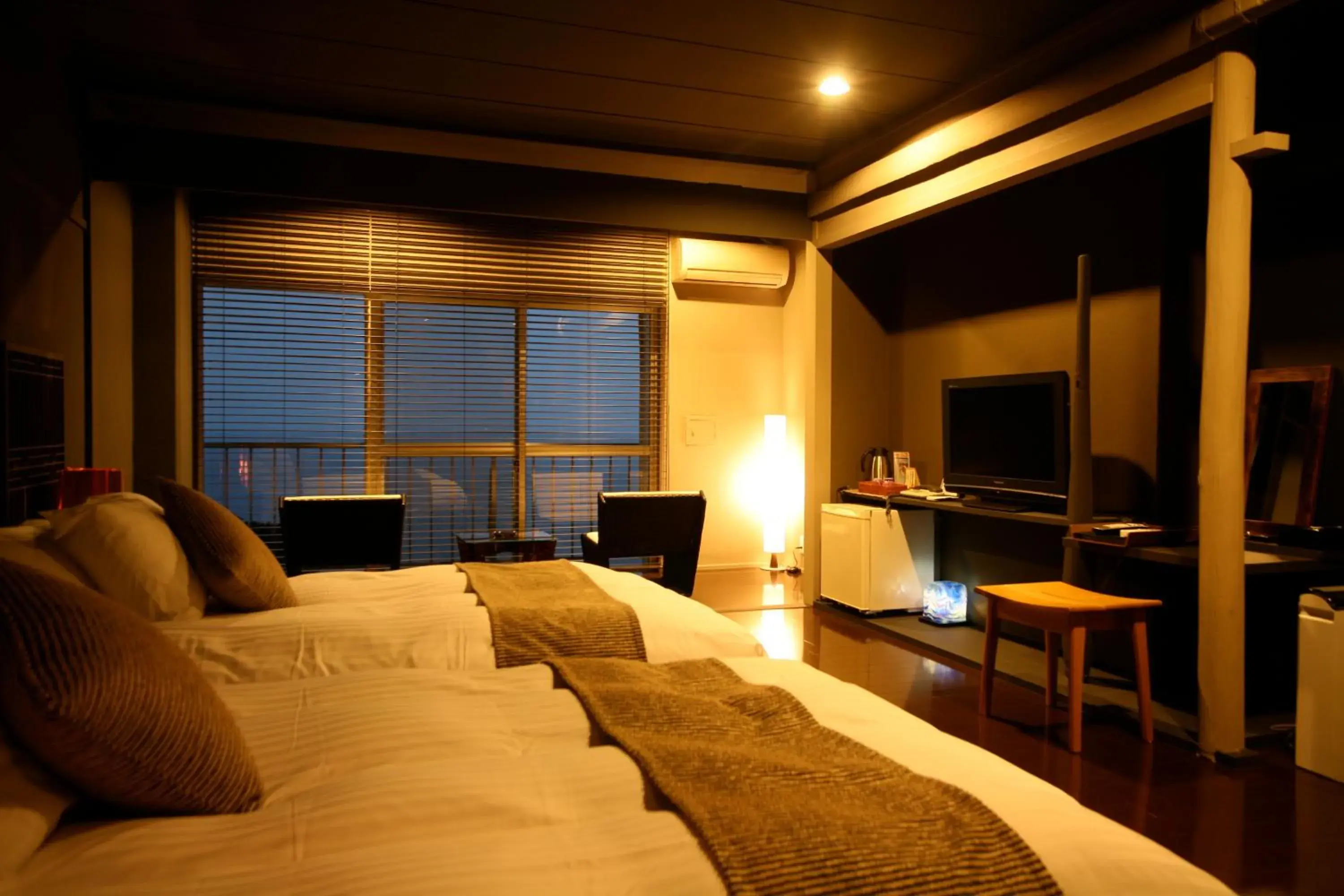 Deluxe Twin Room with Sea View in Tabinoyado Ushionoakari Geiboso Deluxe Twin Room with Sea View in Tabinoyado Ushionoakari Geiboso