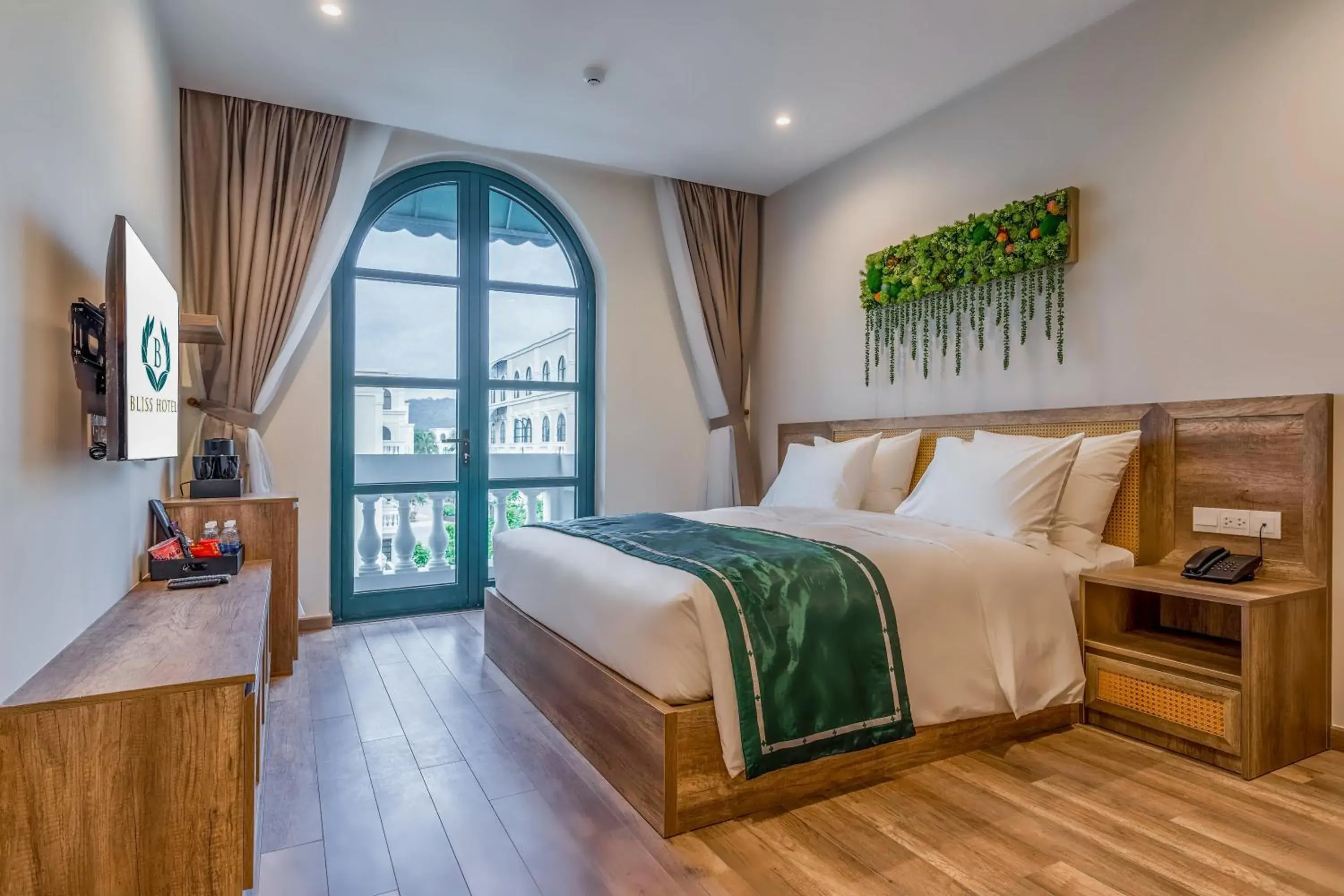 Deluxe Double Room with Balcony in Bliss Hotel Phu Quoc Deluxe Double Room with Balcony in Bliss Hotel Phu Quoc
