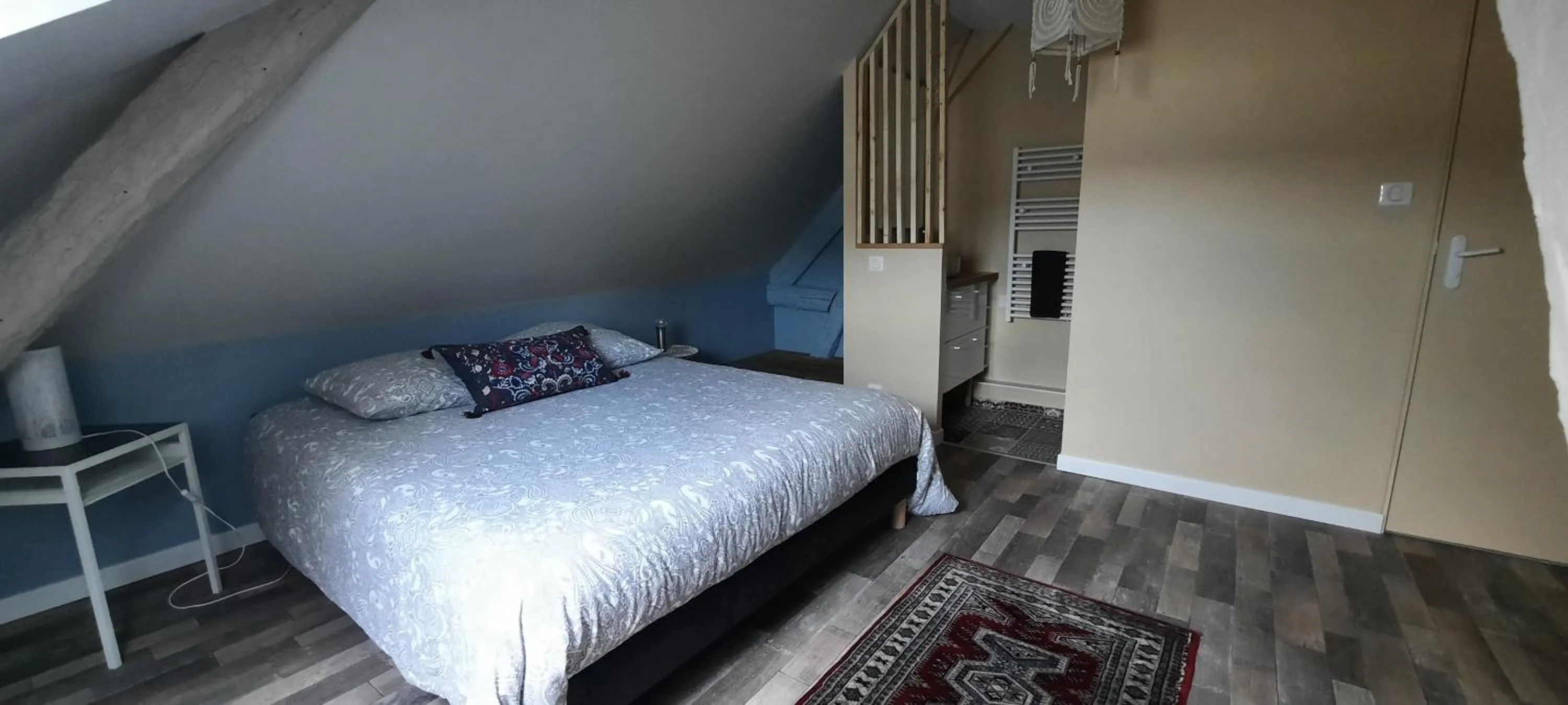 Bed in L'escale des caboteurs chambre d'hôte