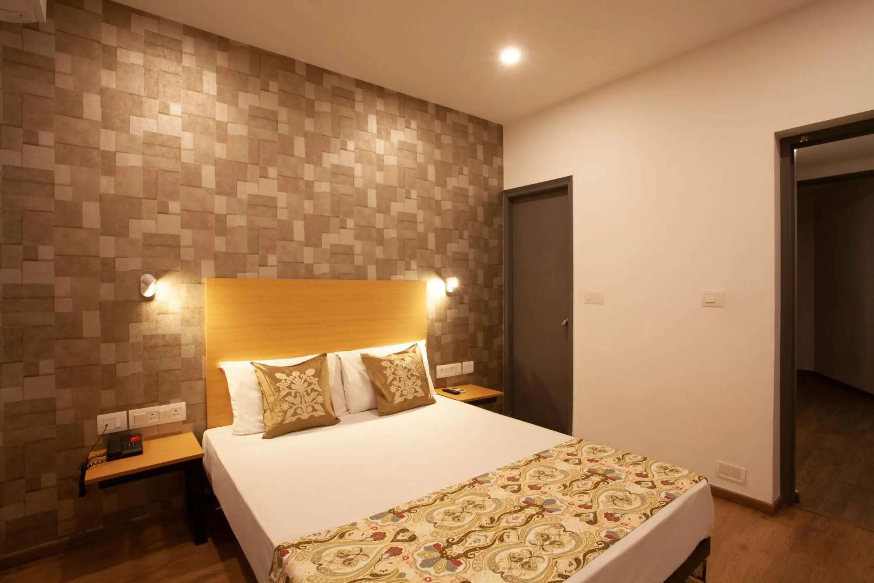 Bed in Hotel Panchvati Comforts Bed in Hotel Panchvati Comforts