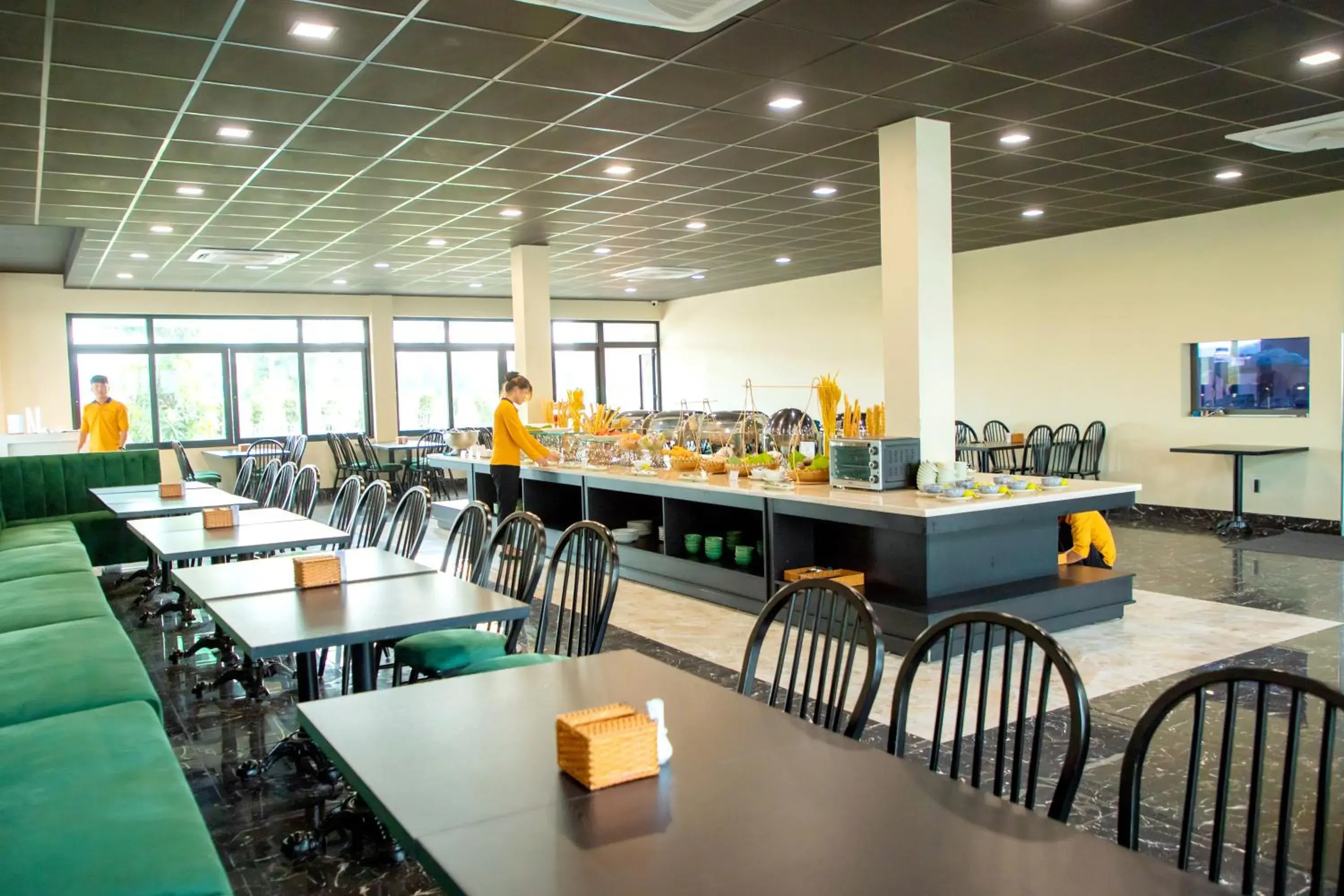 Buffet breakfast in Perolas Villas Resort - Ke Ga Bay Buffet breakfast in Perolas Villas Resort - Ke Ga Bay