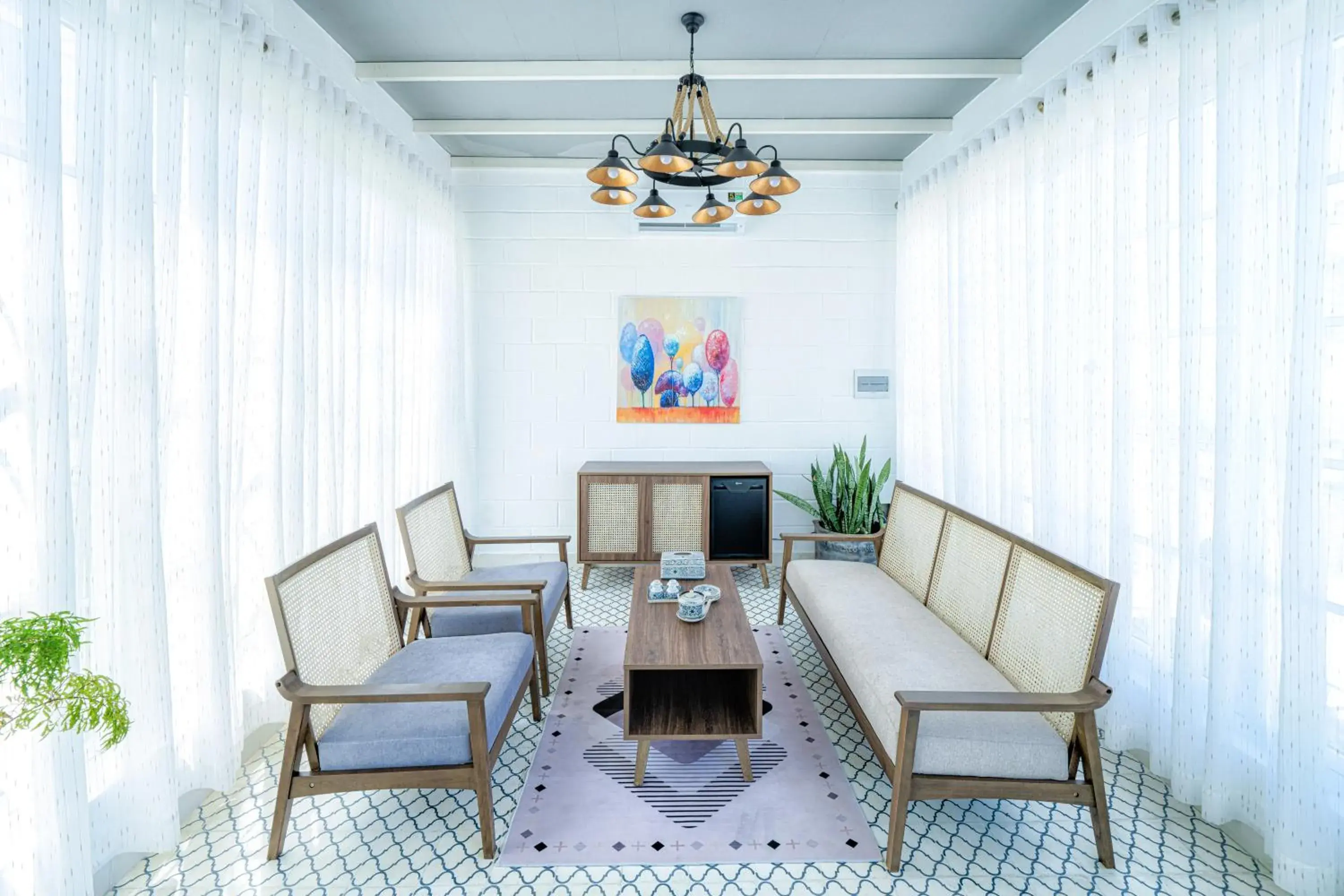Living room in Perolas Villas Resort - Ke Ga Bay Living room in Perolas Villas Resort - Ke Ga Bay