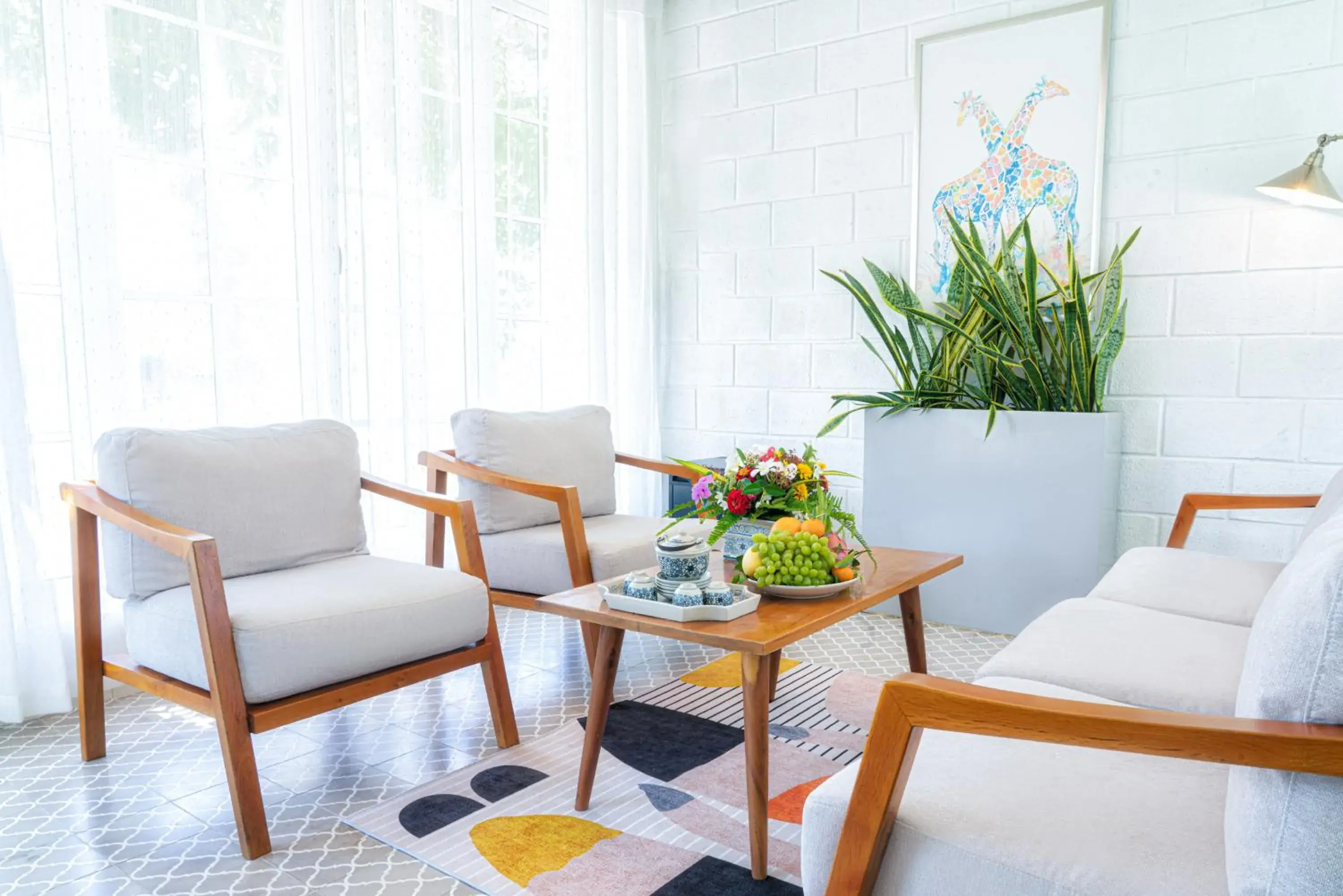 Living room in Perolas Villas Resort - Ke Ga Bay Living room in Perolas Villas Resort - Ke Ga Bay