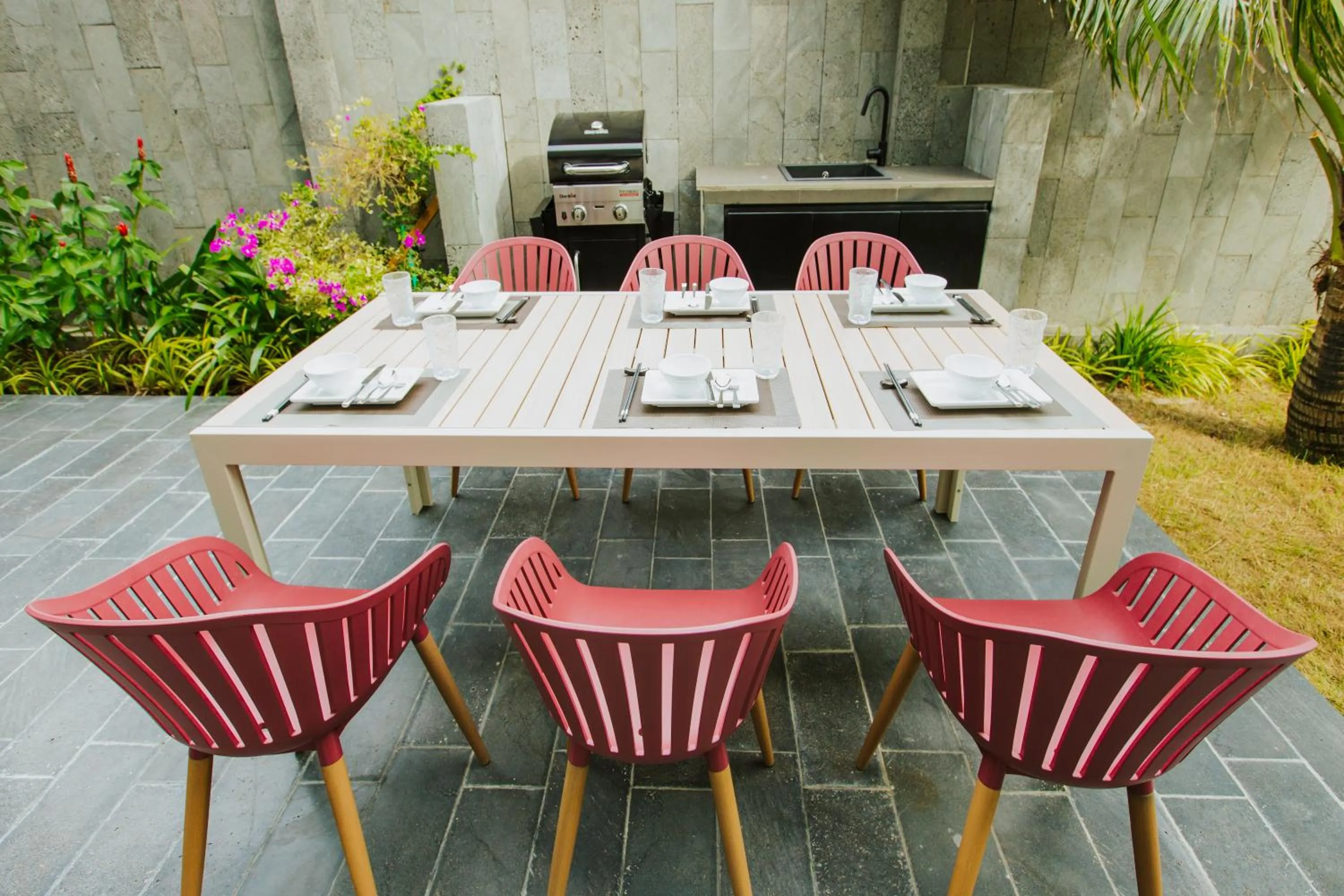 BBQ facilities in Perolas Villas Resort - Ke Ga Bay