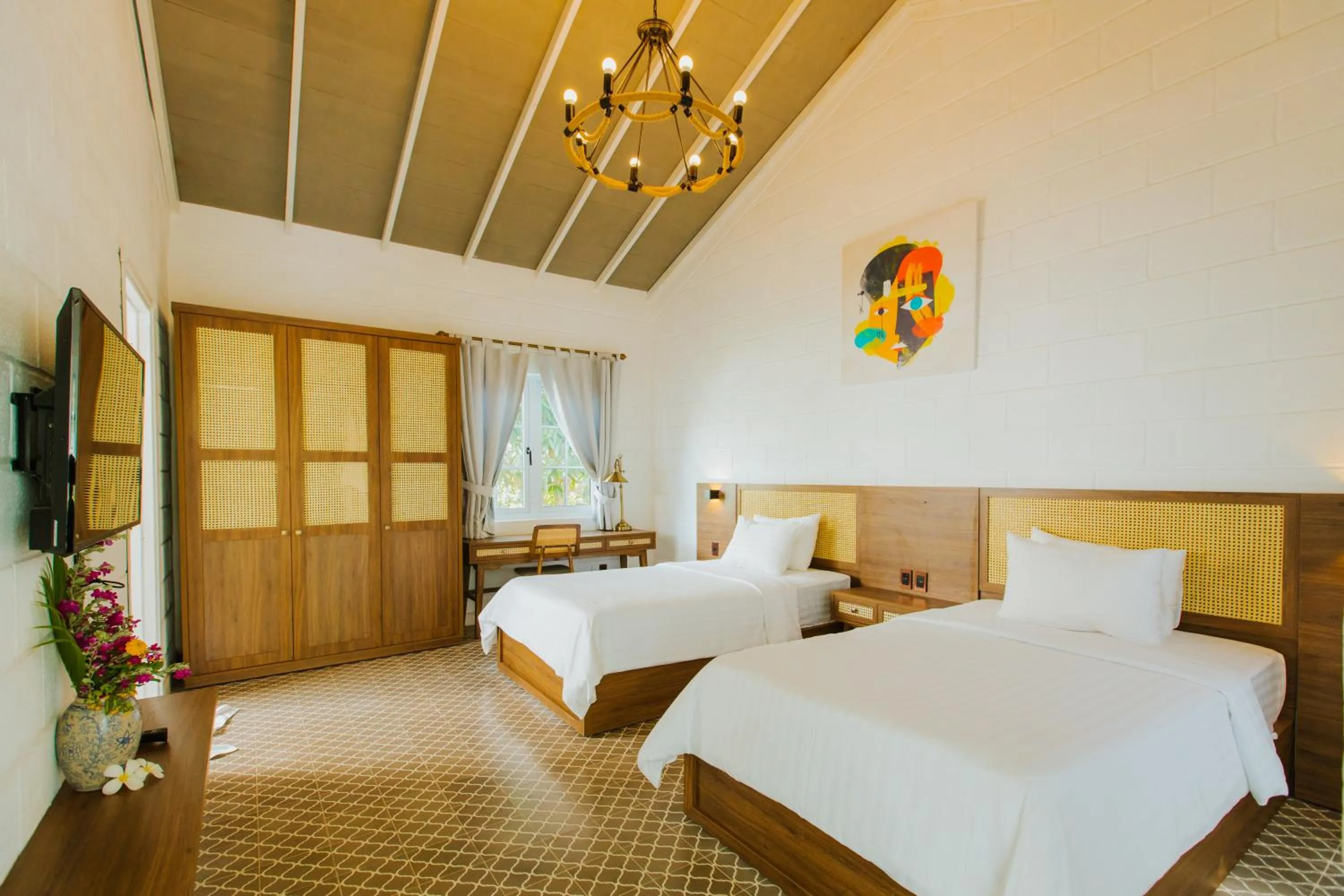 Bed in Perolas Villas Resort - Ke Ga Bay