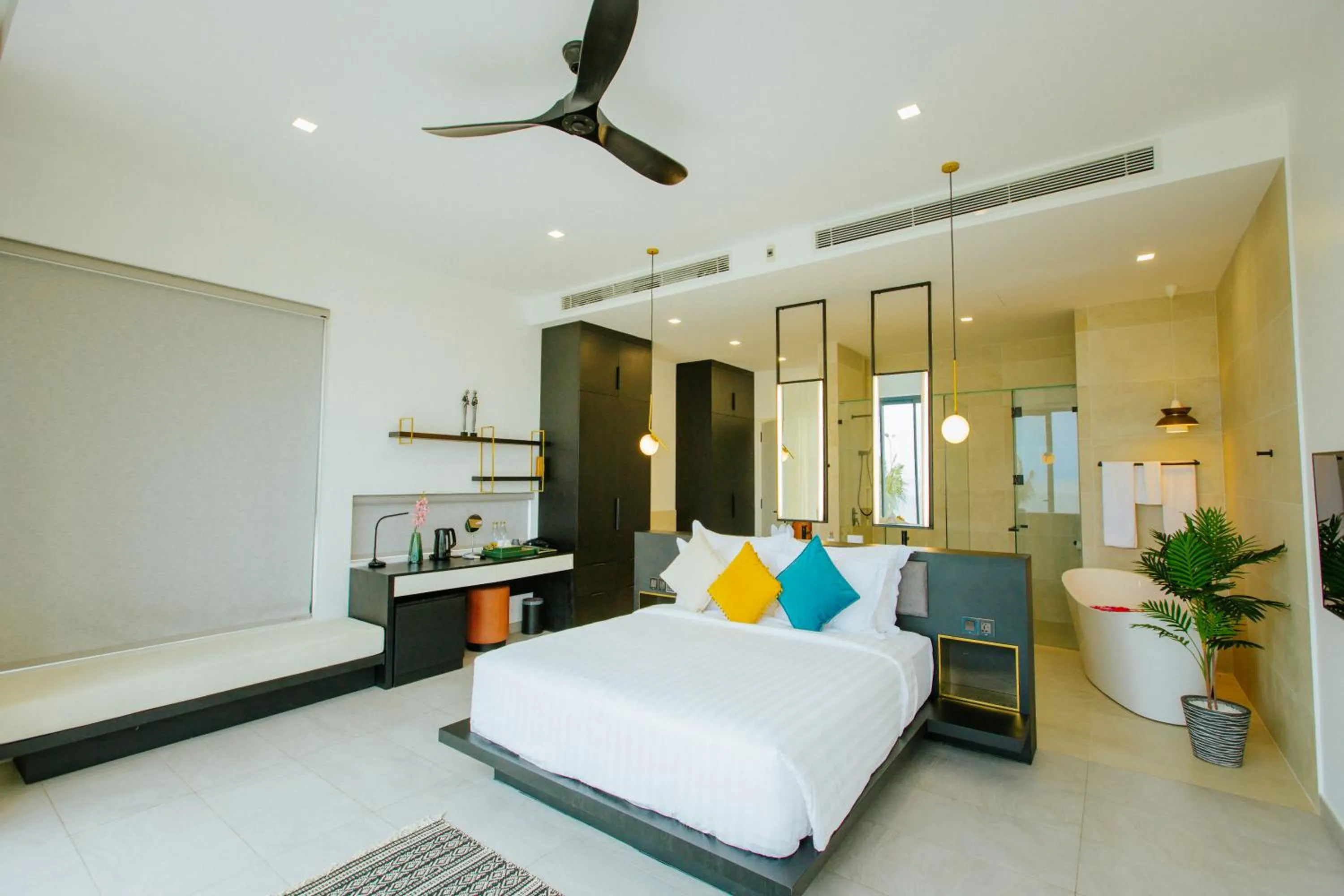 Bed in Perolas Villas Resort - Ke Ga Bay