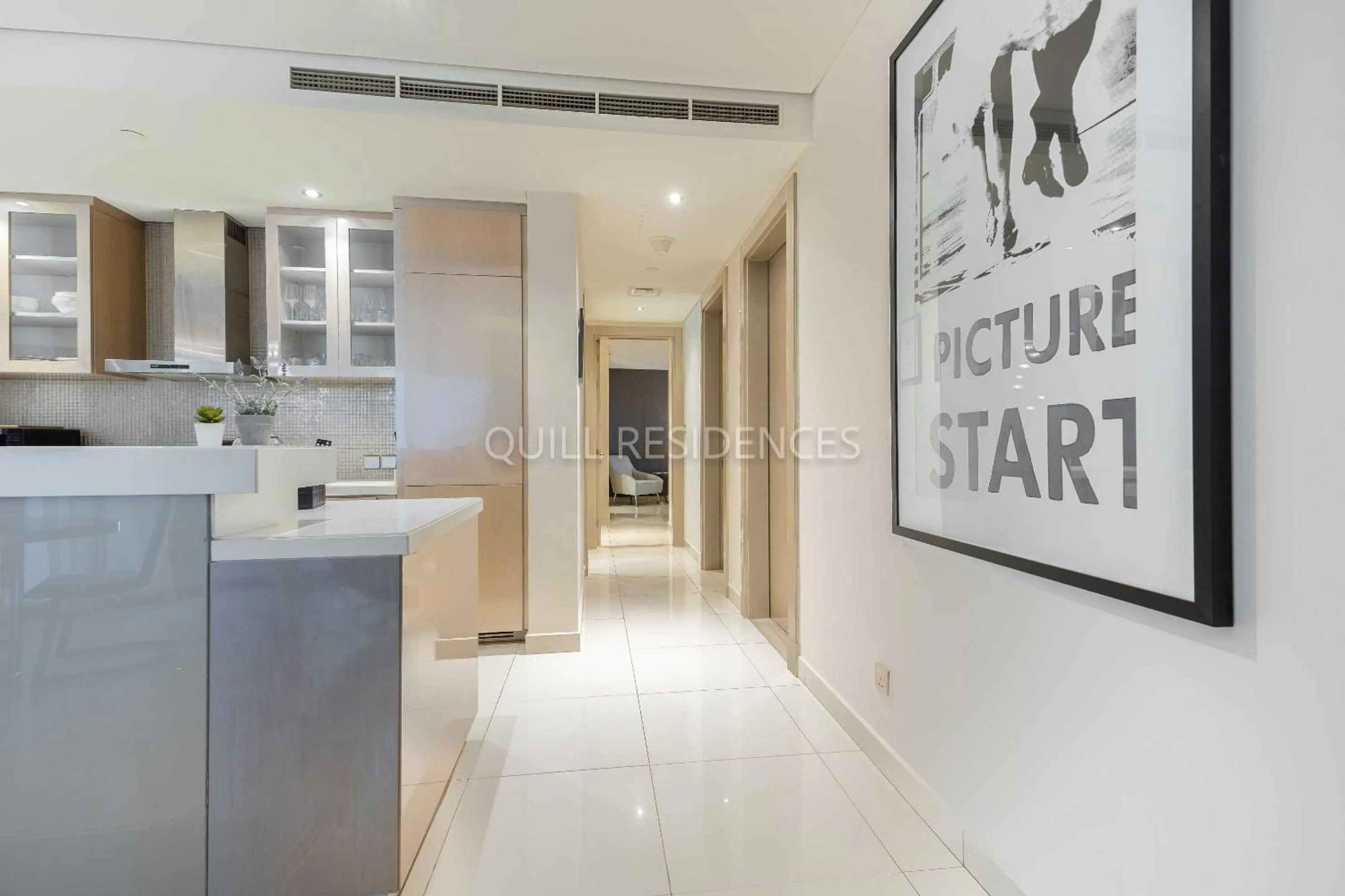 Living room in Quill Residence at Paramount Towers 3 BR Creek View