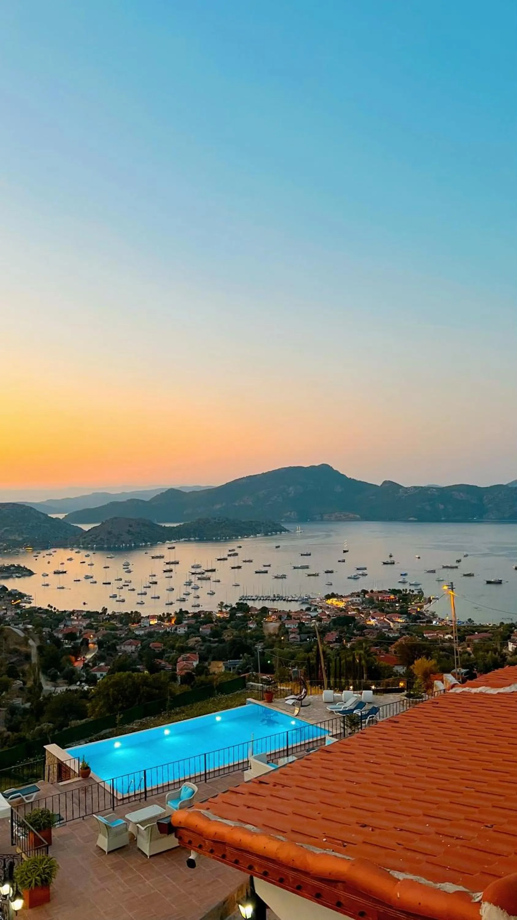 Natural landscape in Selimiye Lime Garden
