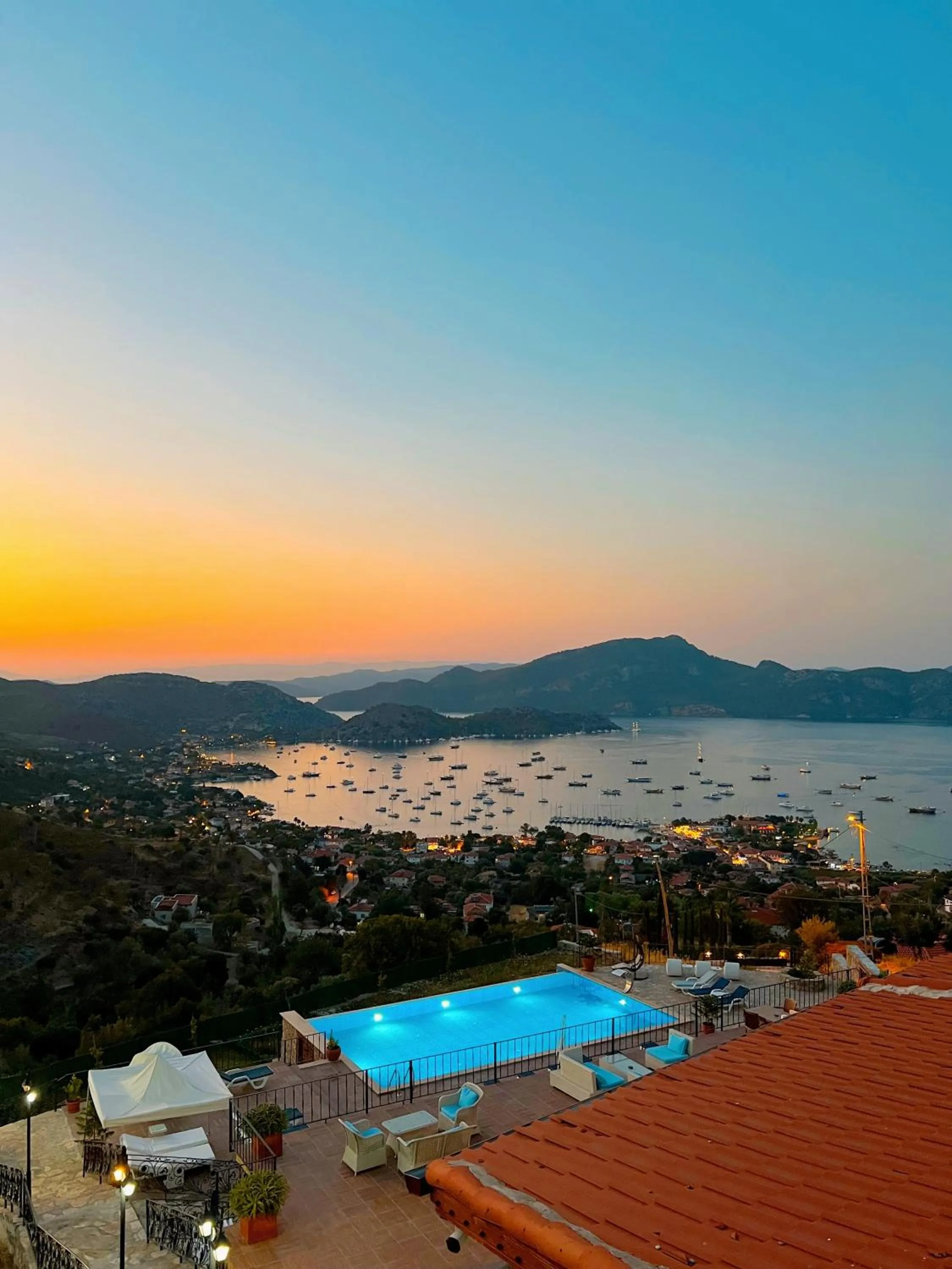 Natural landscape in Selimiye Lime Garden