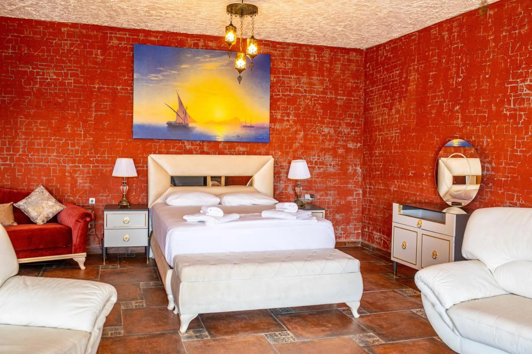 Bed in Selimiye Lime Garden