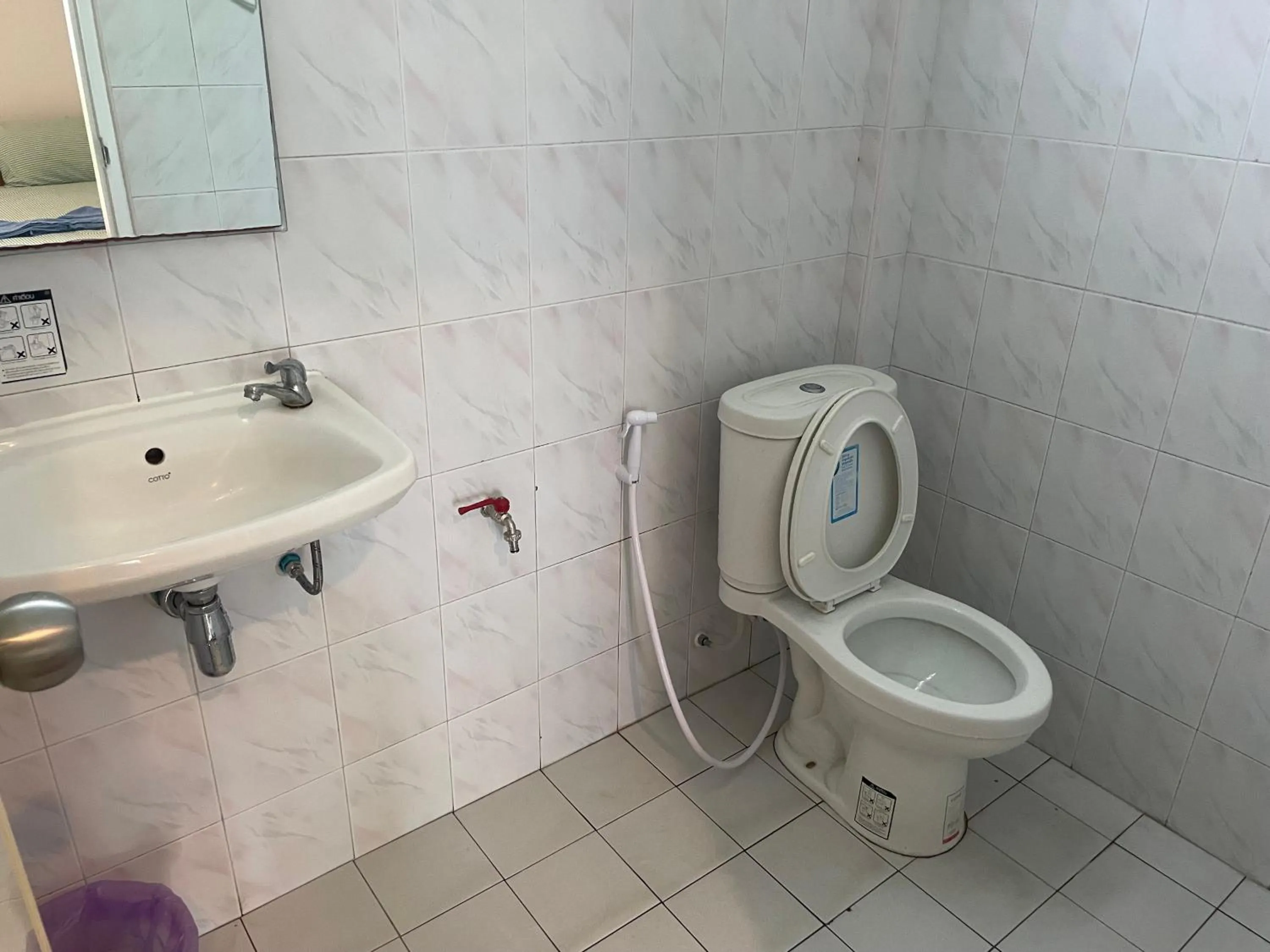 Toilet in Lonely Beach Pool Resort