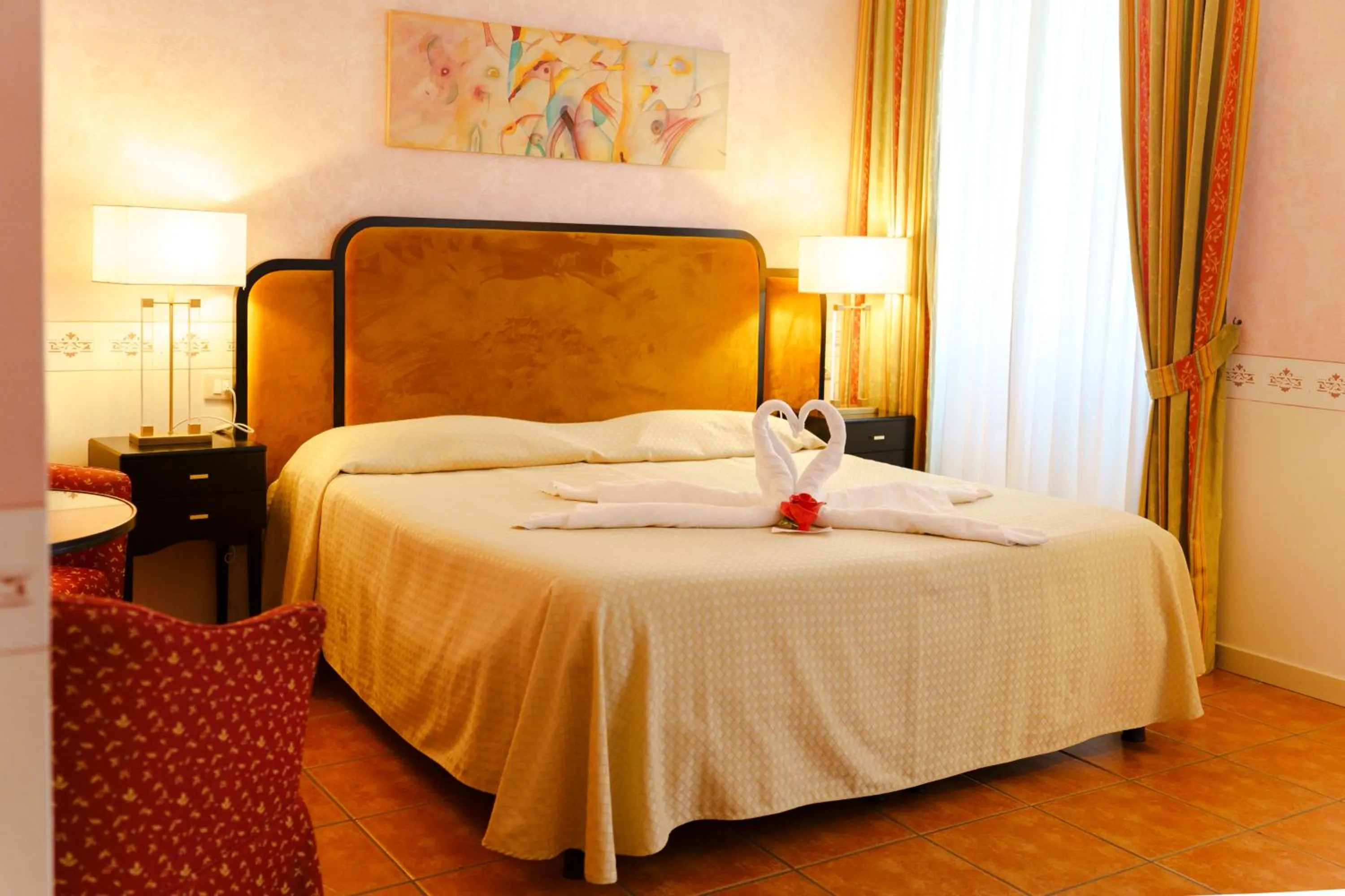 Bed in Caroline Hotel