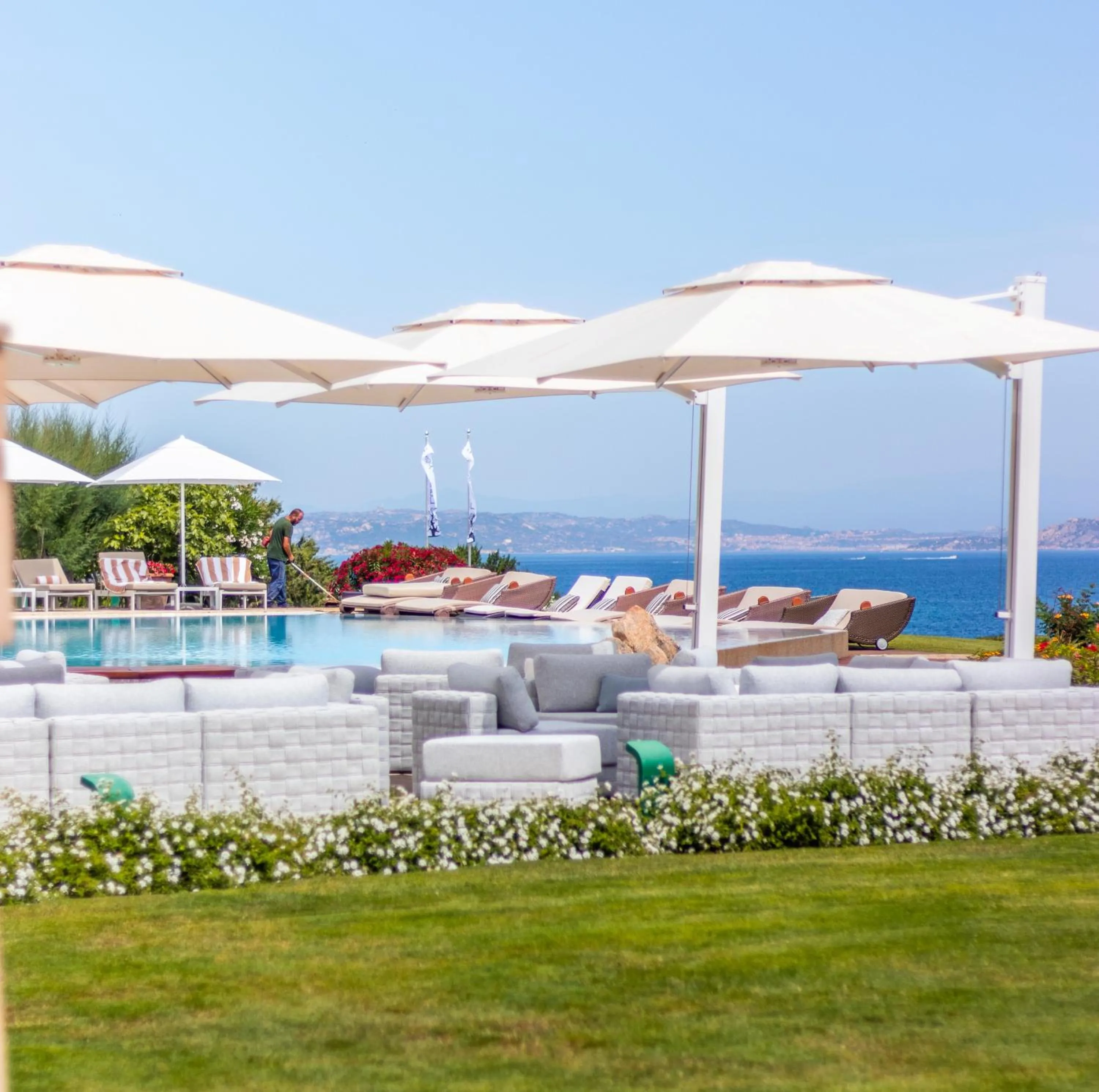 Swimming pool in L'Ea Bianca Luxury Resort